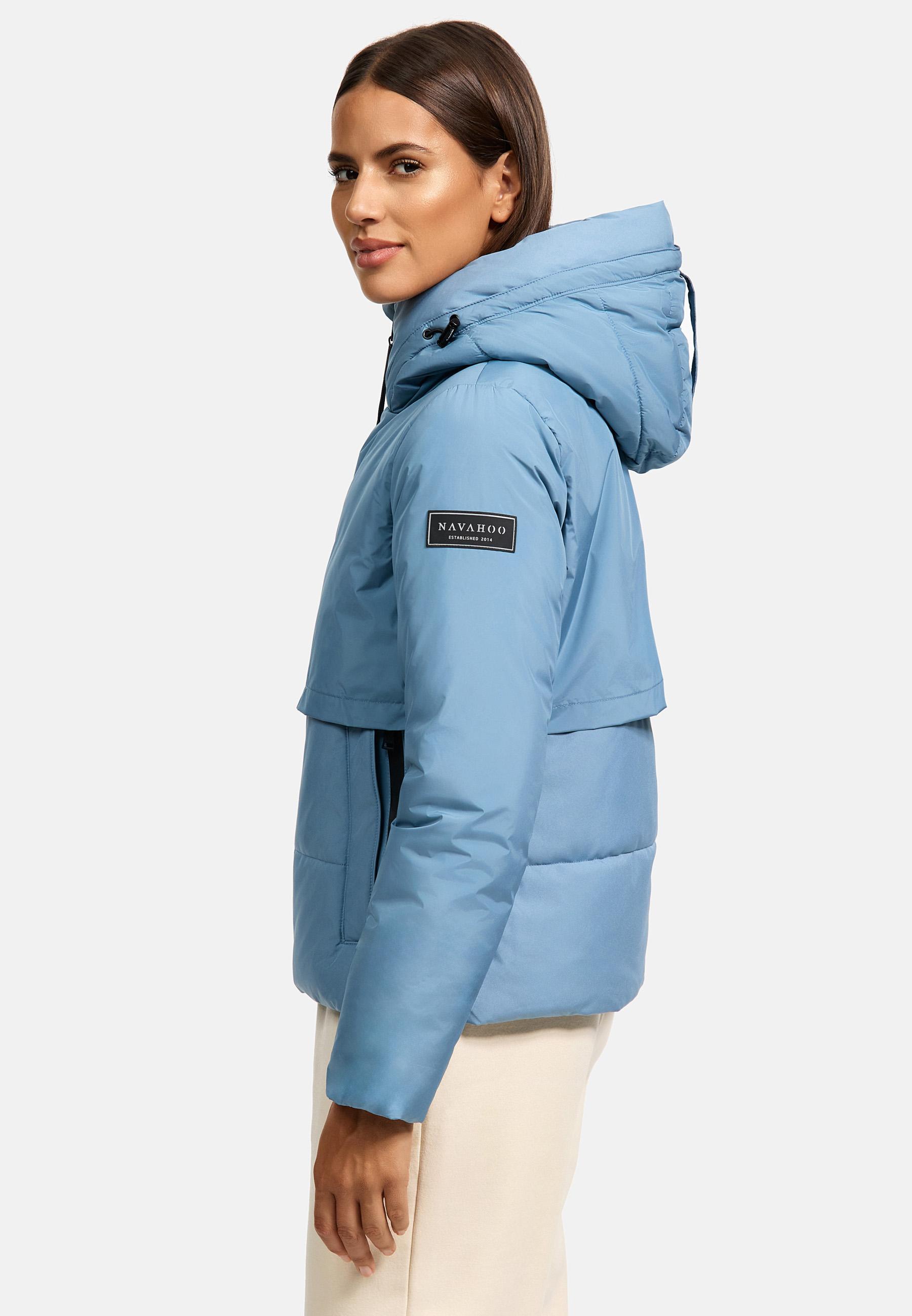 Winterjacke mit Fleece-Futter "Liebesküken XIV" Powder Blue