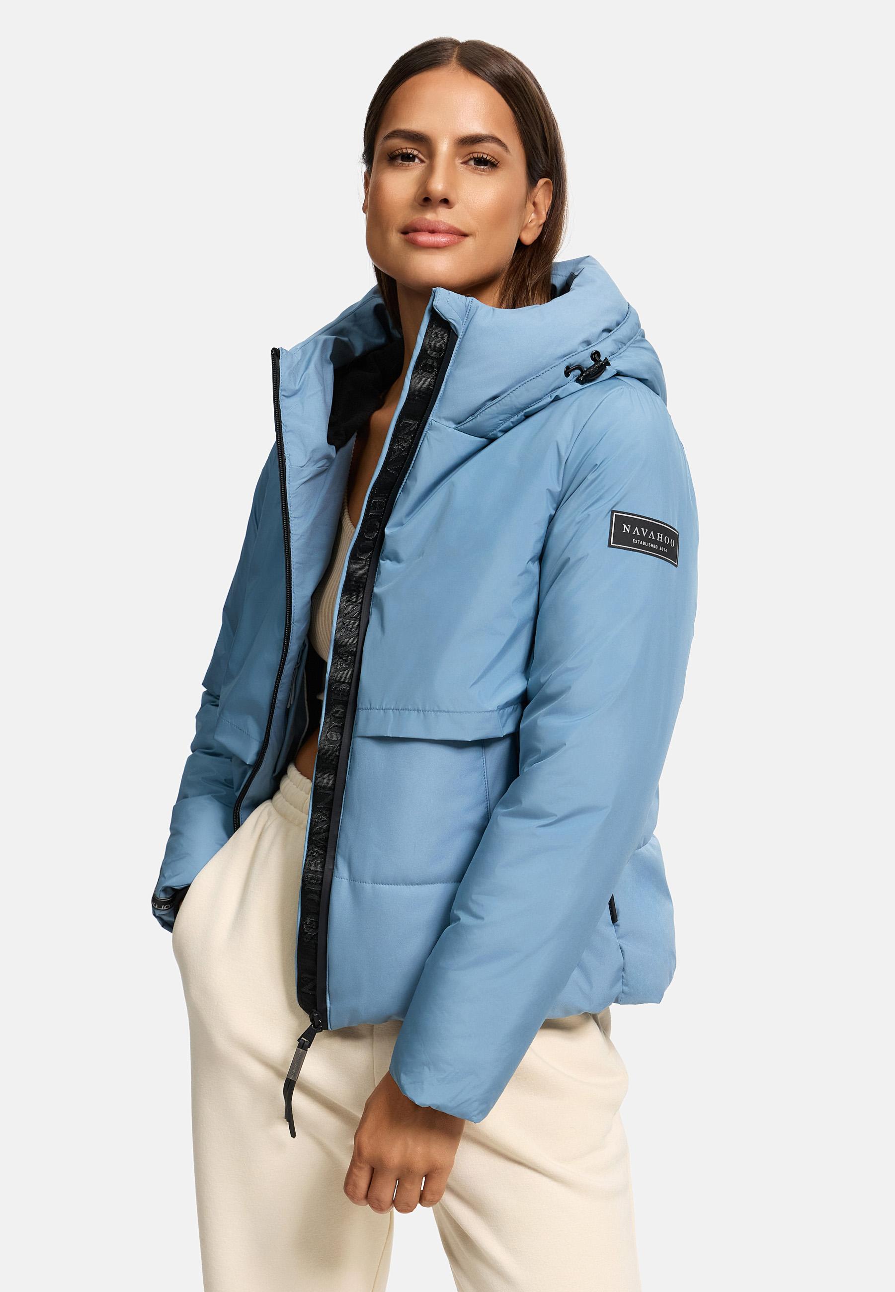 Winterjacke mit Fleece-Futter "Liebesküken XIV" Powder Blue