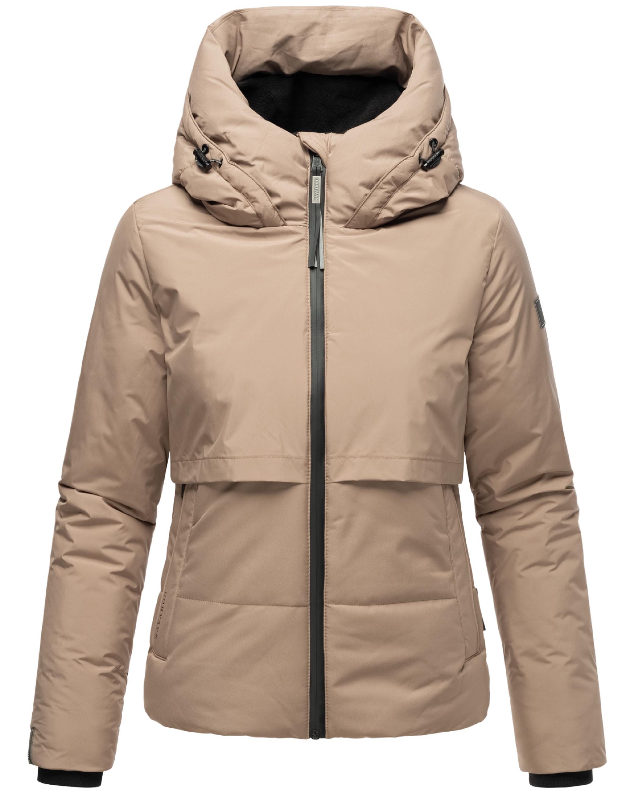 Winterjacke mit Fleece-Futter "Liebesküken XIV" Taupe Grey