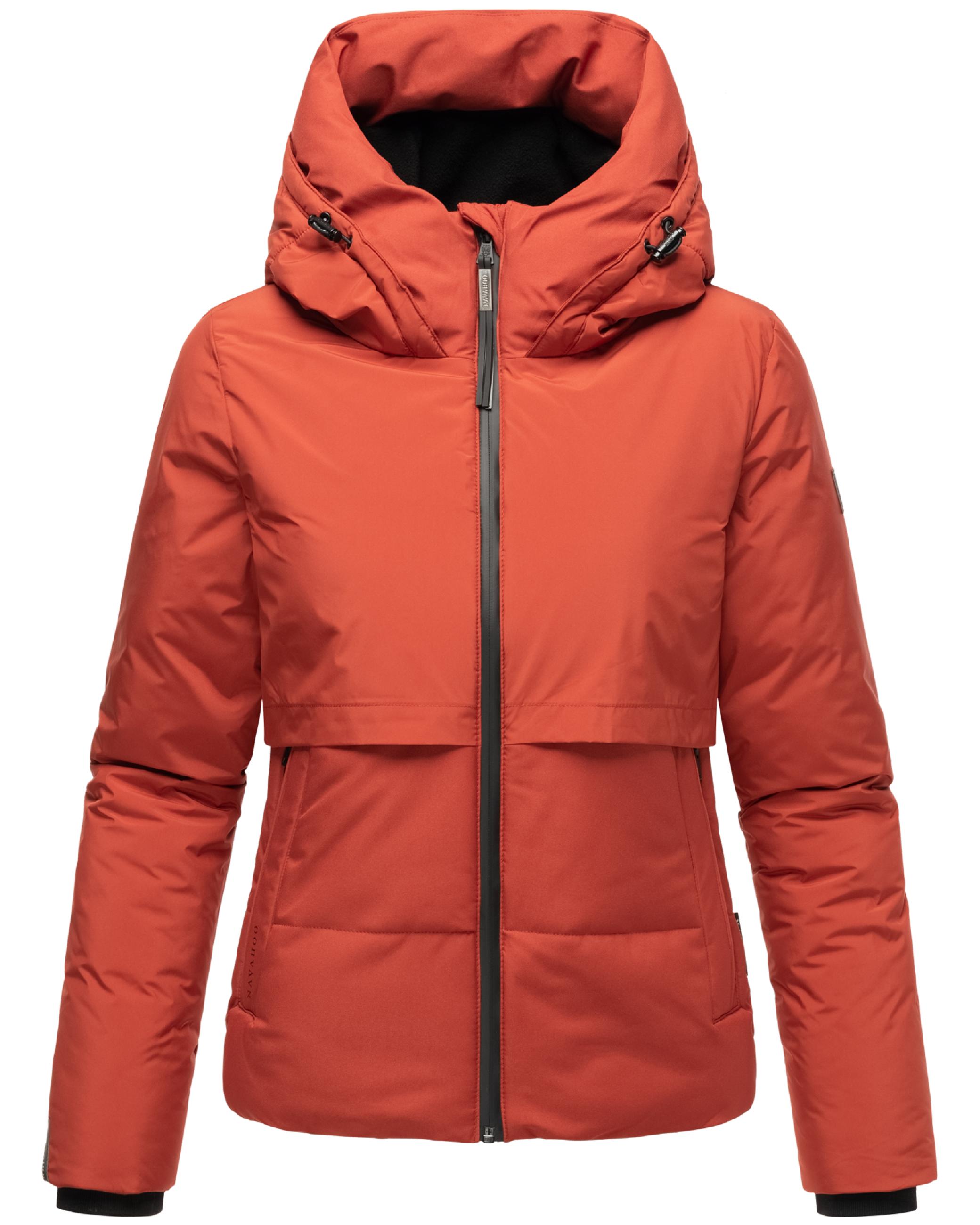 Winterjacke mit Fleece-Futter "Liebesküken XIV" Terracotta