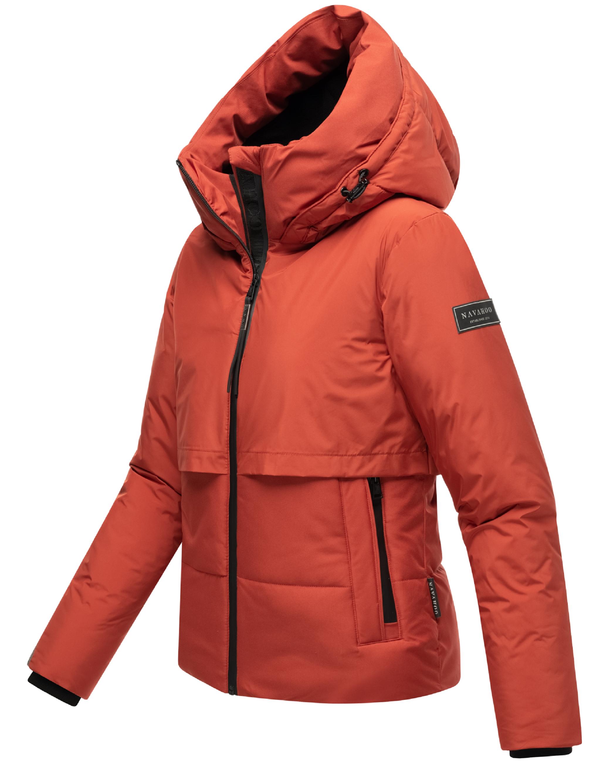 Winterjacke mit Fleece-Futter "Liebesküken XIV" Terracotta