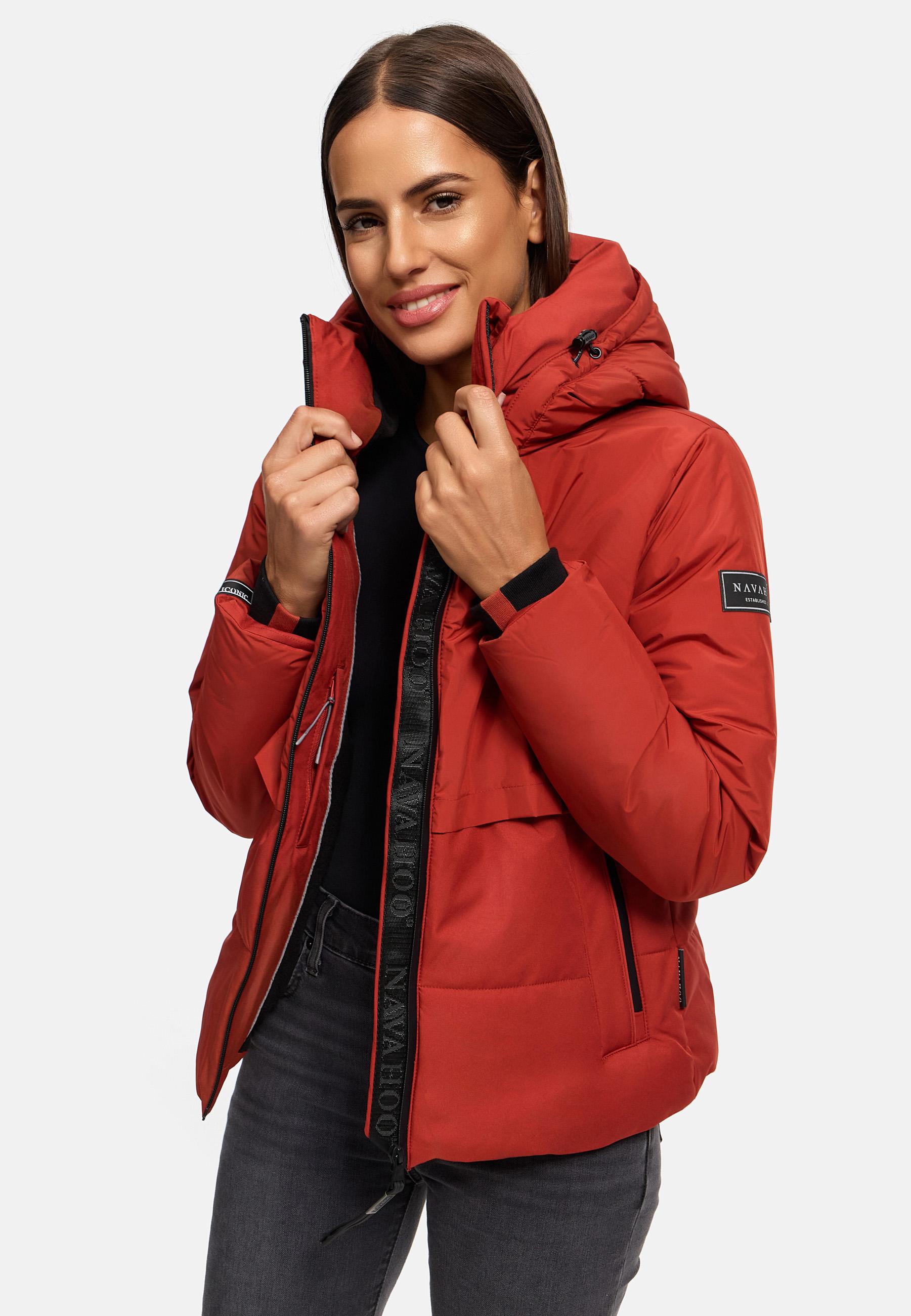 Winterjacke mit Fleece-Futter "Liebesküken XIV" Terracotta