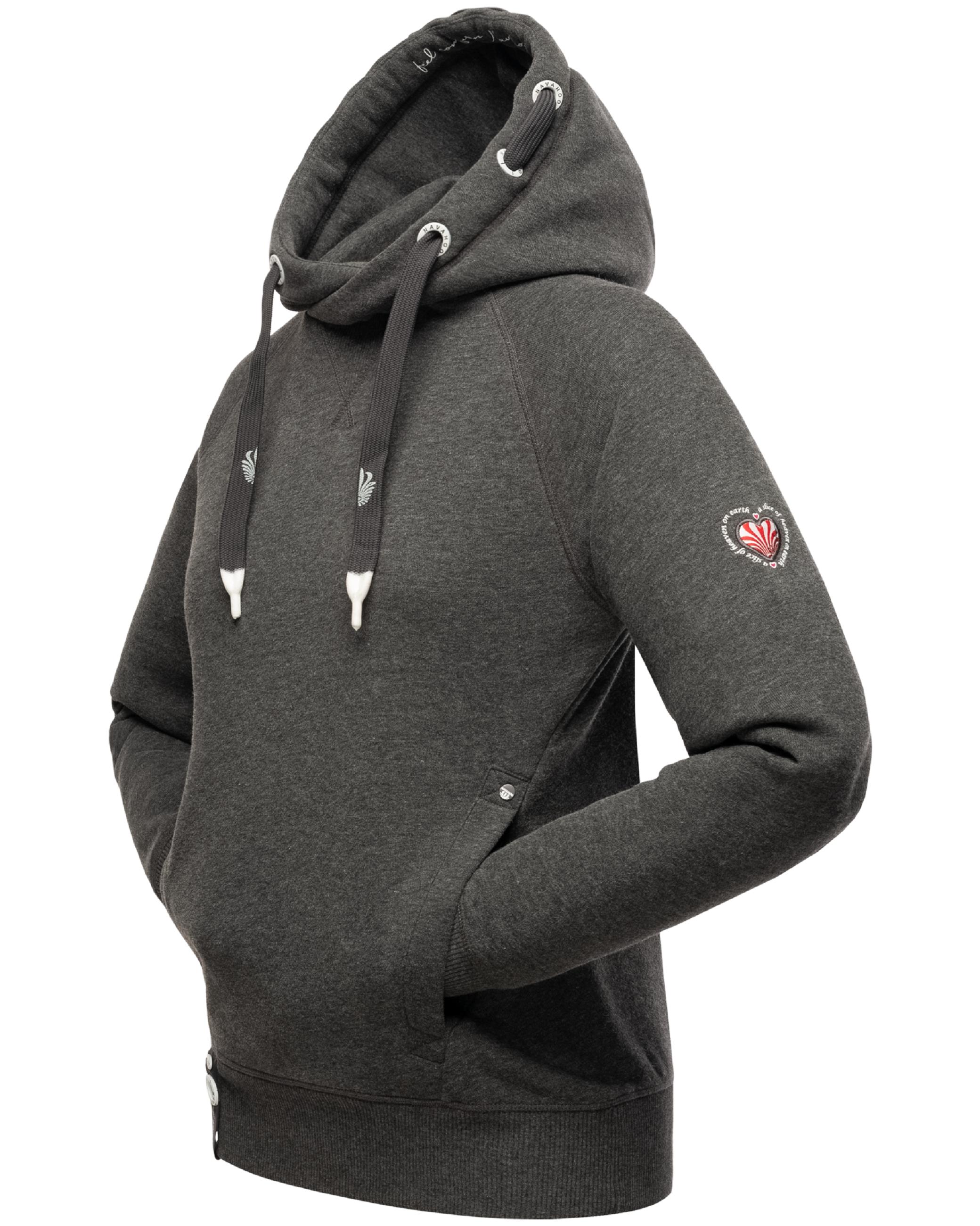 Extraweicher Hoodie "Liebesmäuschen" Dark Grey Melange