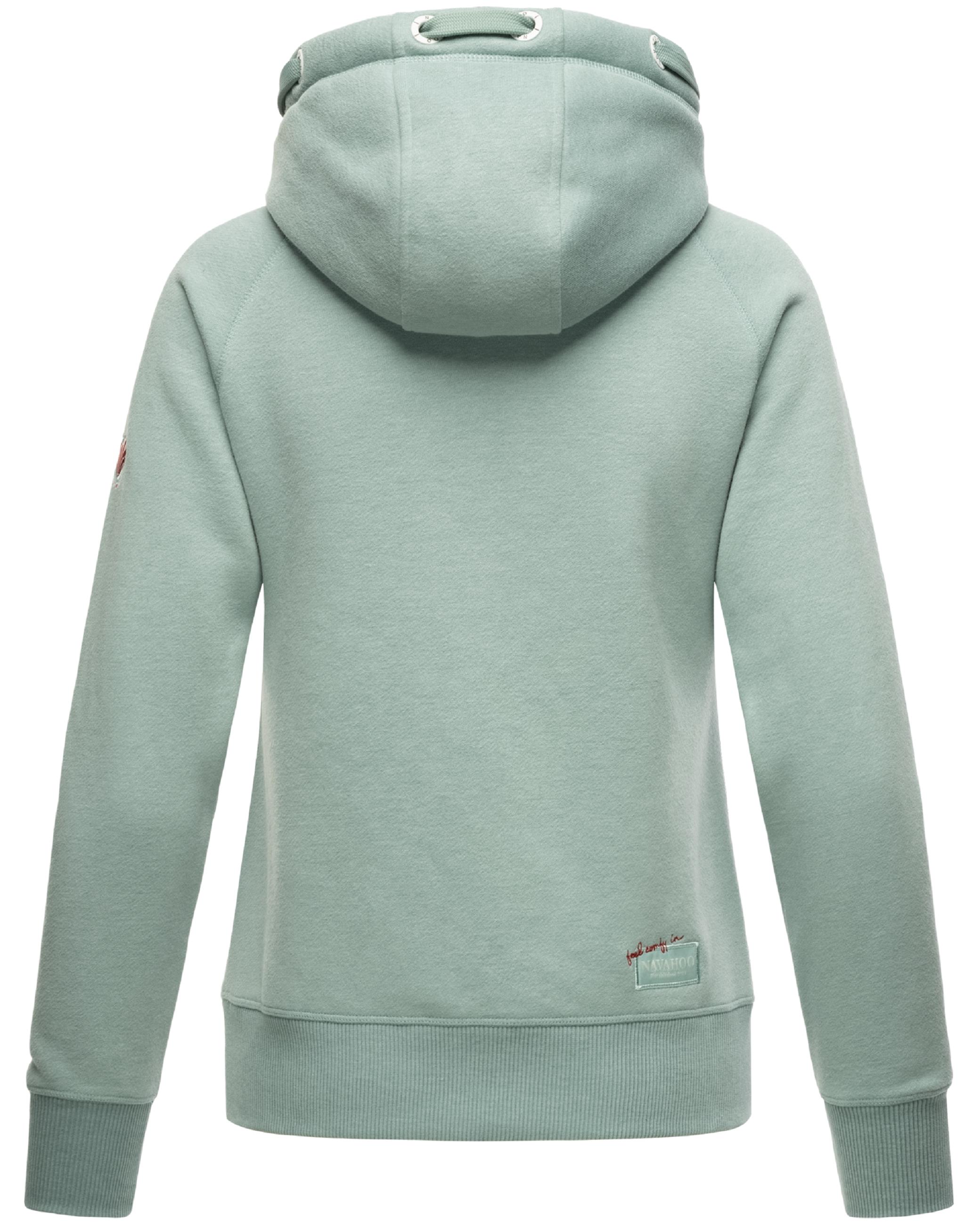 Extraweicher Hoodie "Liebesmäuschen" Dusty Mint Melange