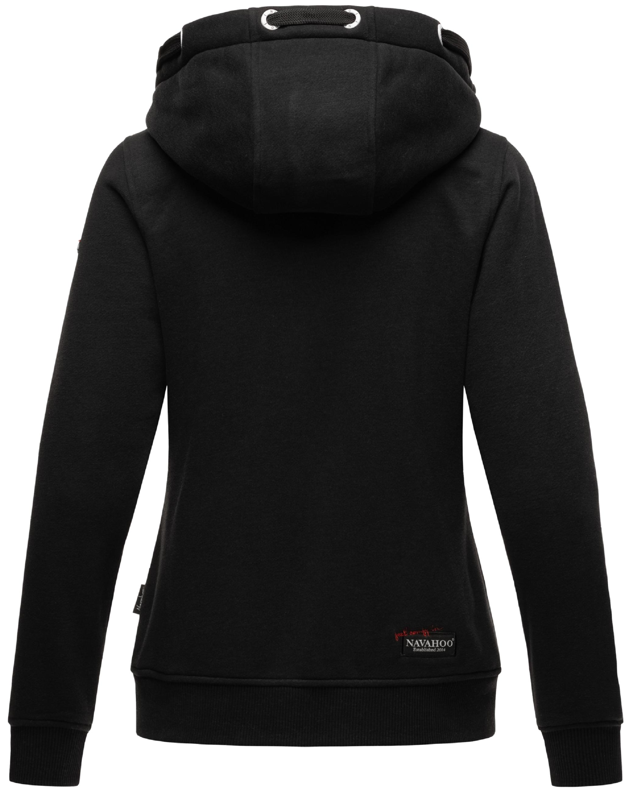 Extraweiche Sweatjacke mit Kapuze "Lieblingstäubchen" Black