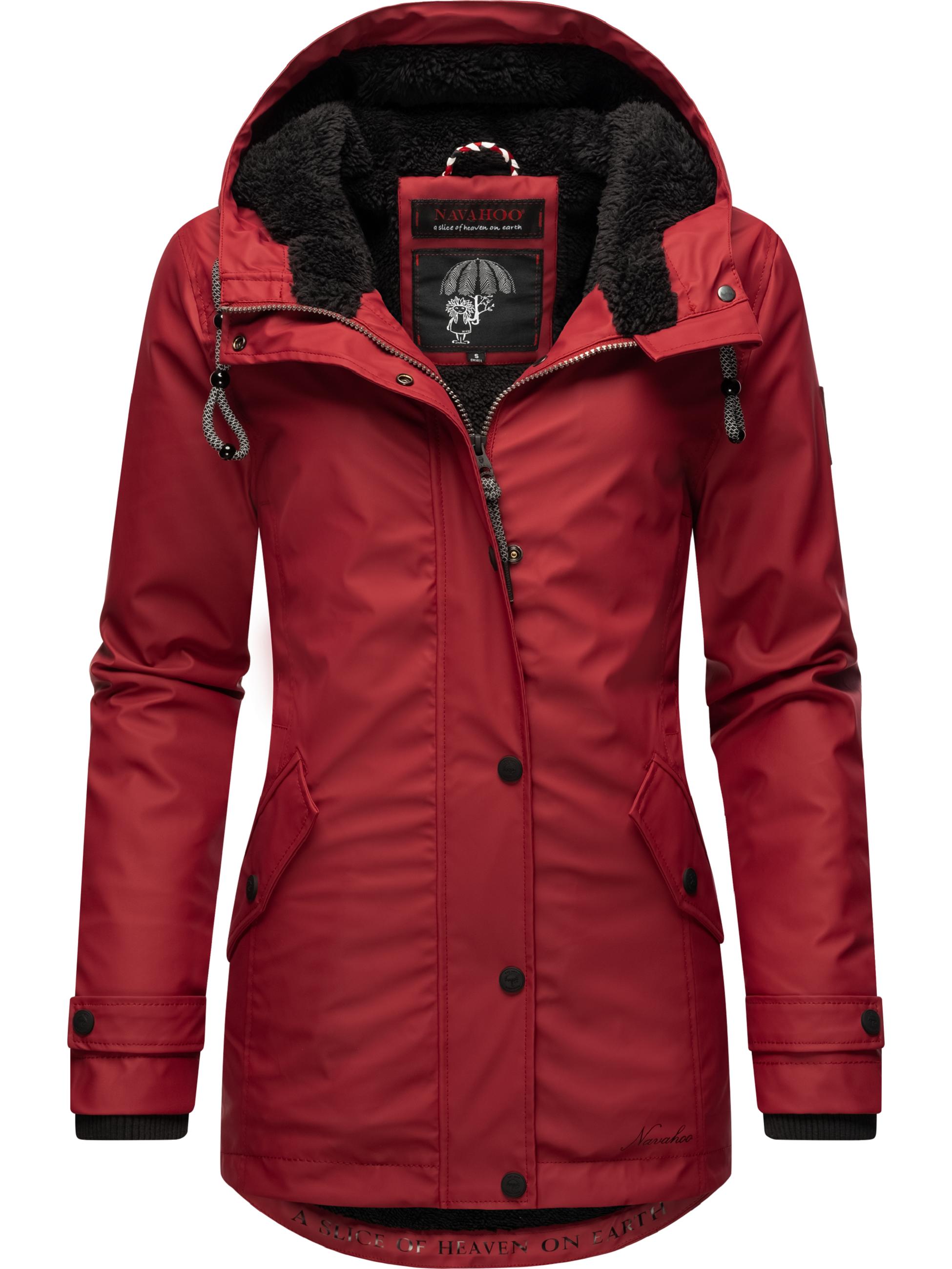 Regenjacke mit Kapuze "Lindraa" Blood Red