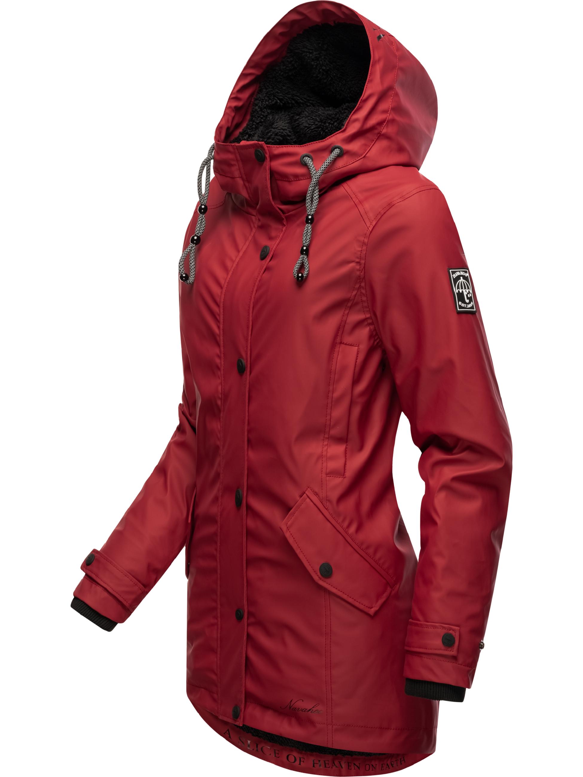 Regenjacke mit Kapuze "Lindraa" Blood Red