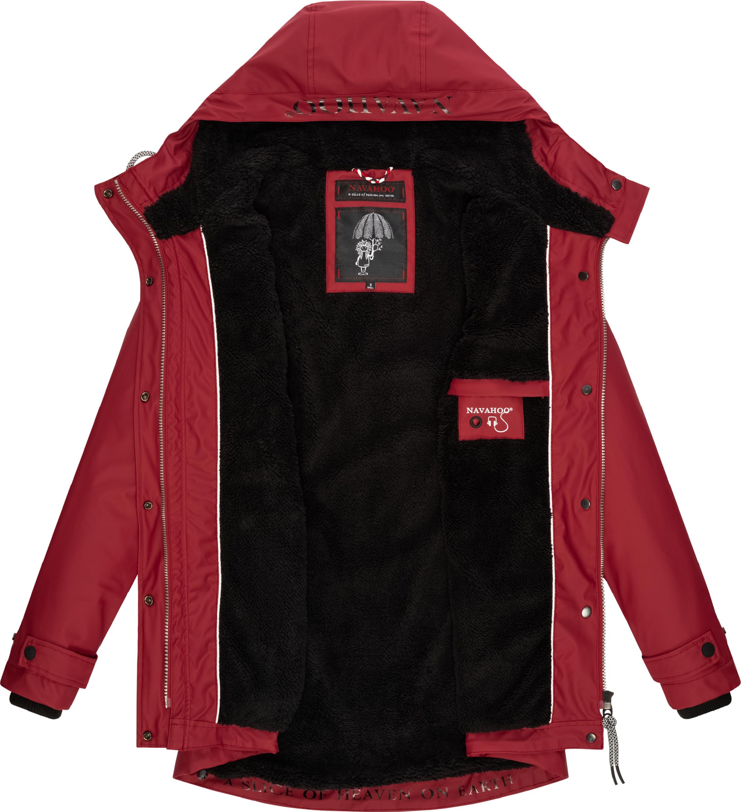 Regenjacke mit Kapuze "Lindraa" Blood Red