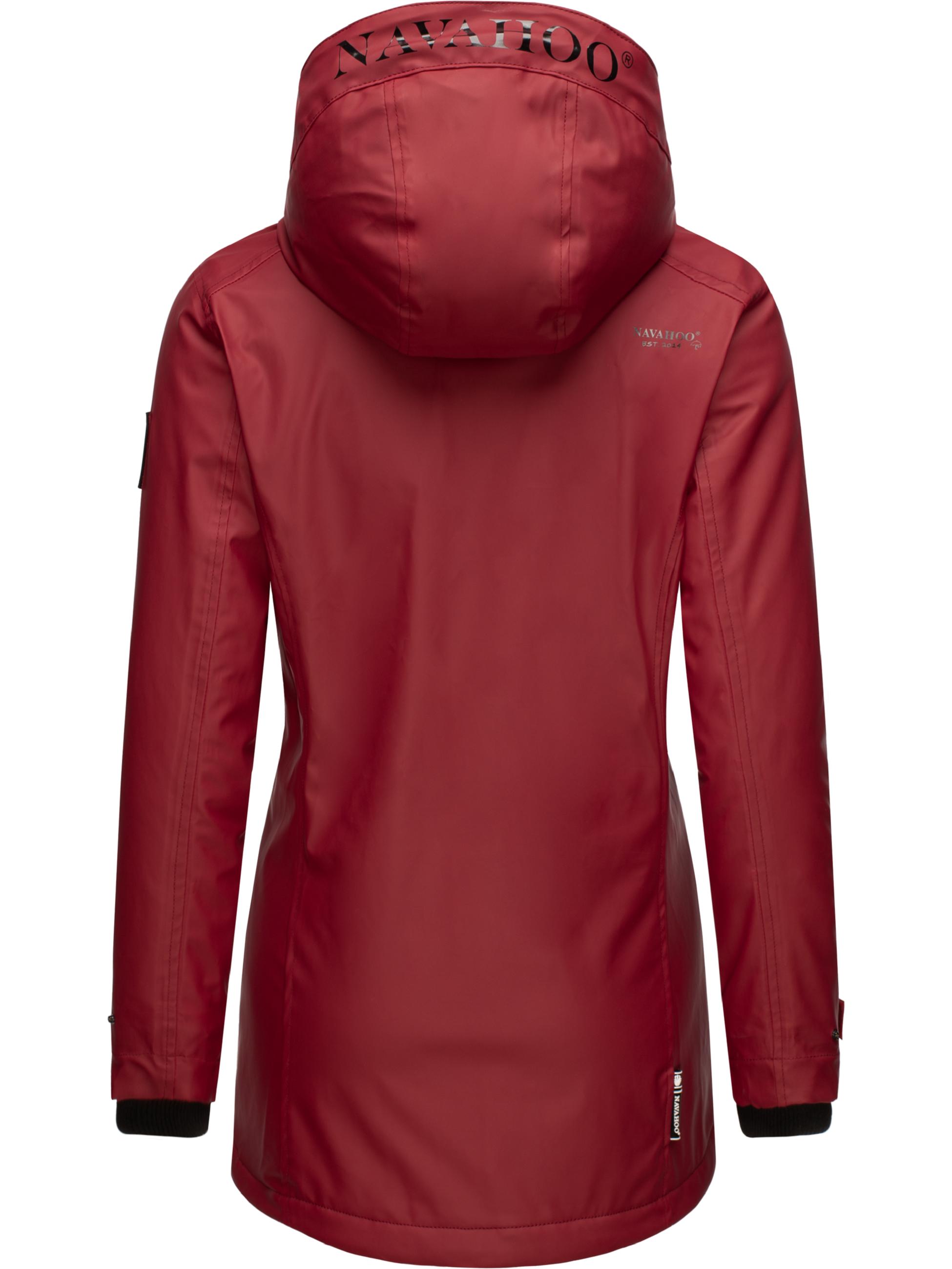 Regenjacke mit Kapuze "Lindraa" Bordeaux