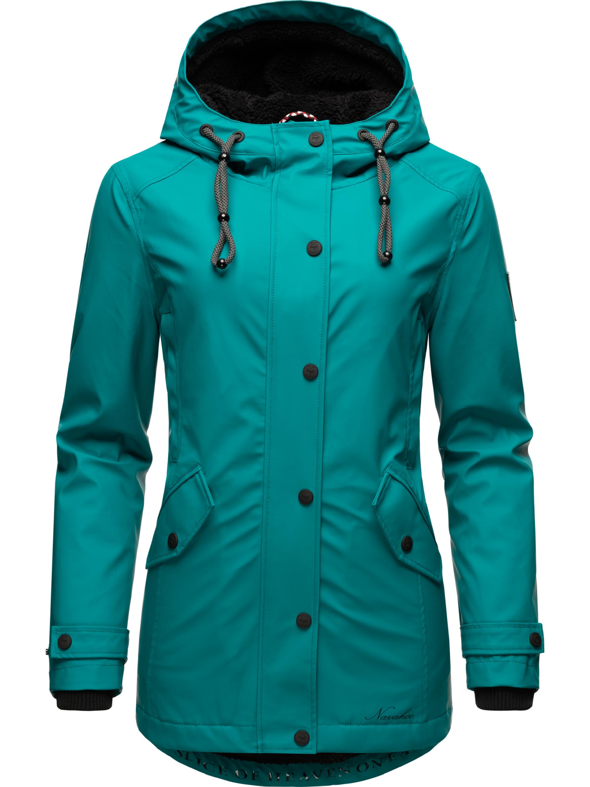 Regenjacke mit Kapuze "Lindraa" Dark Green