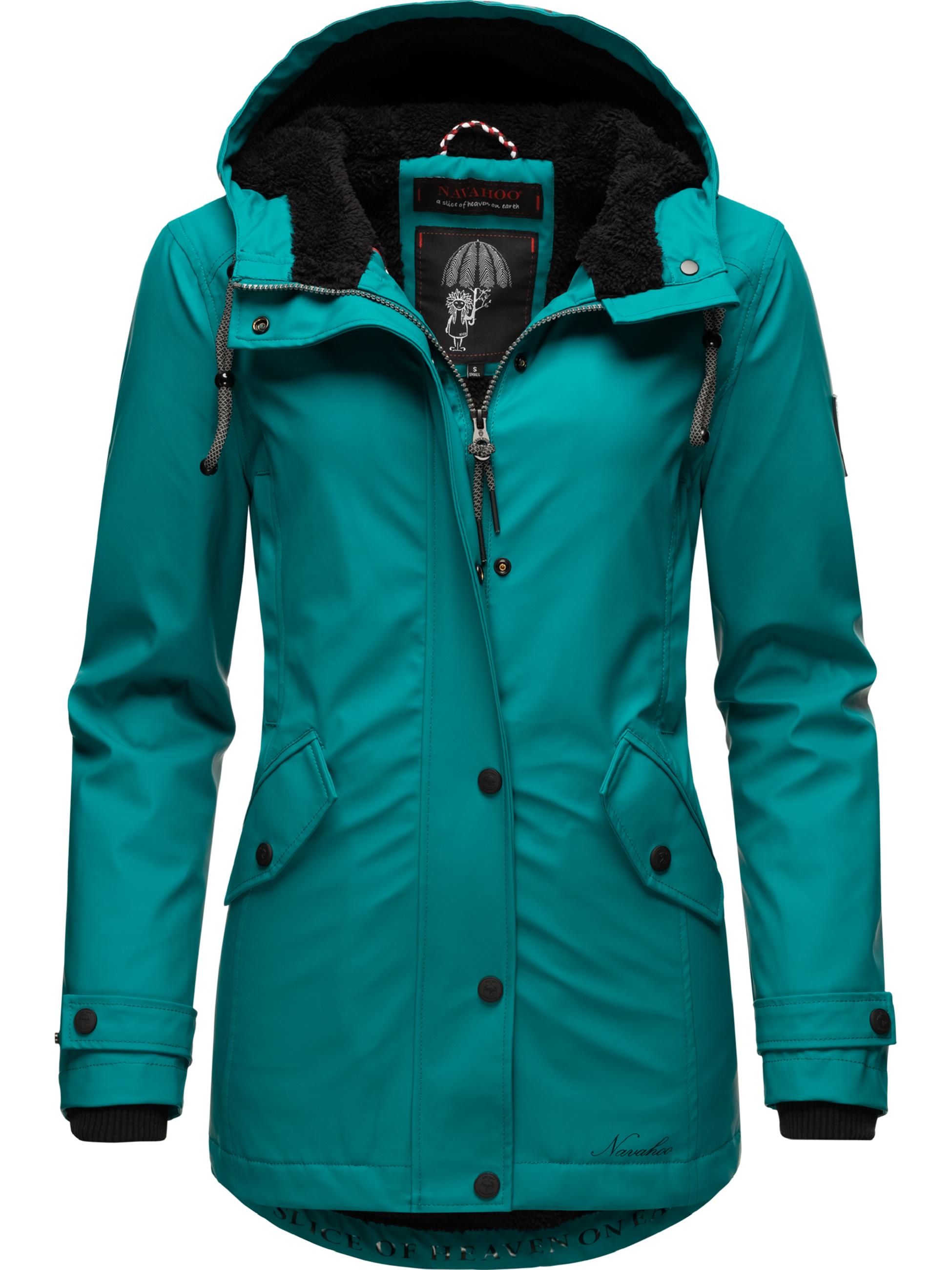 Regenjacke mit Kapuze "Lindraa" Dark Green