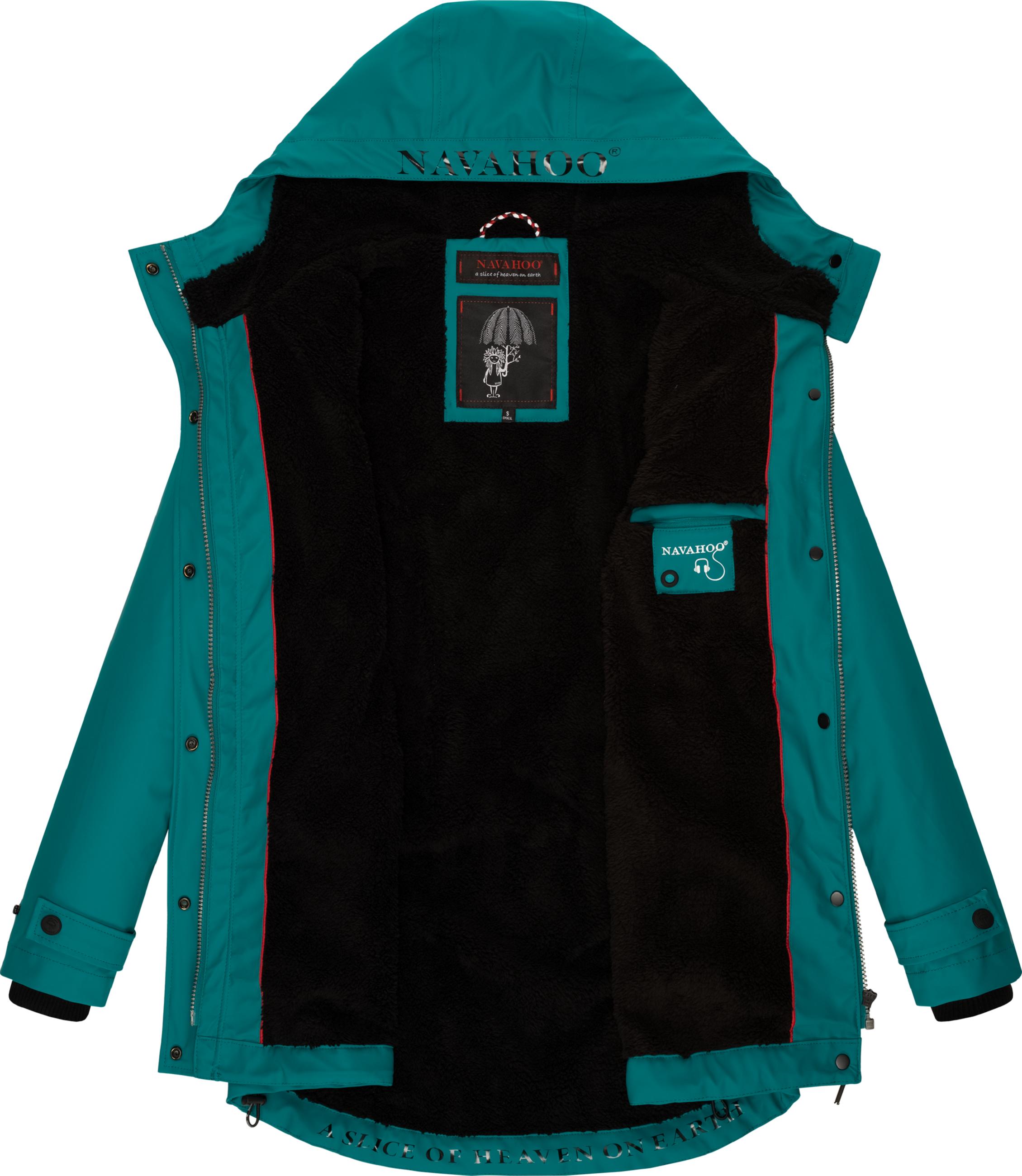 Regenjacke mit Kapuze "Lindraa" Dark Green