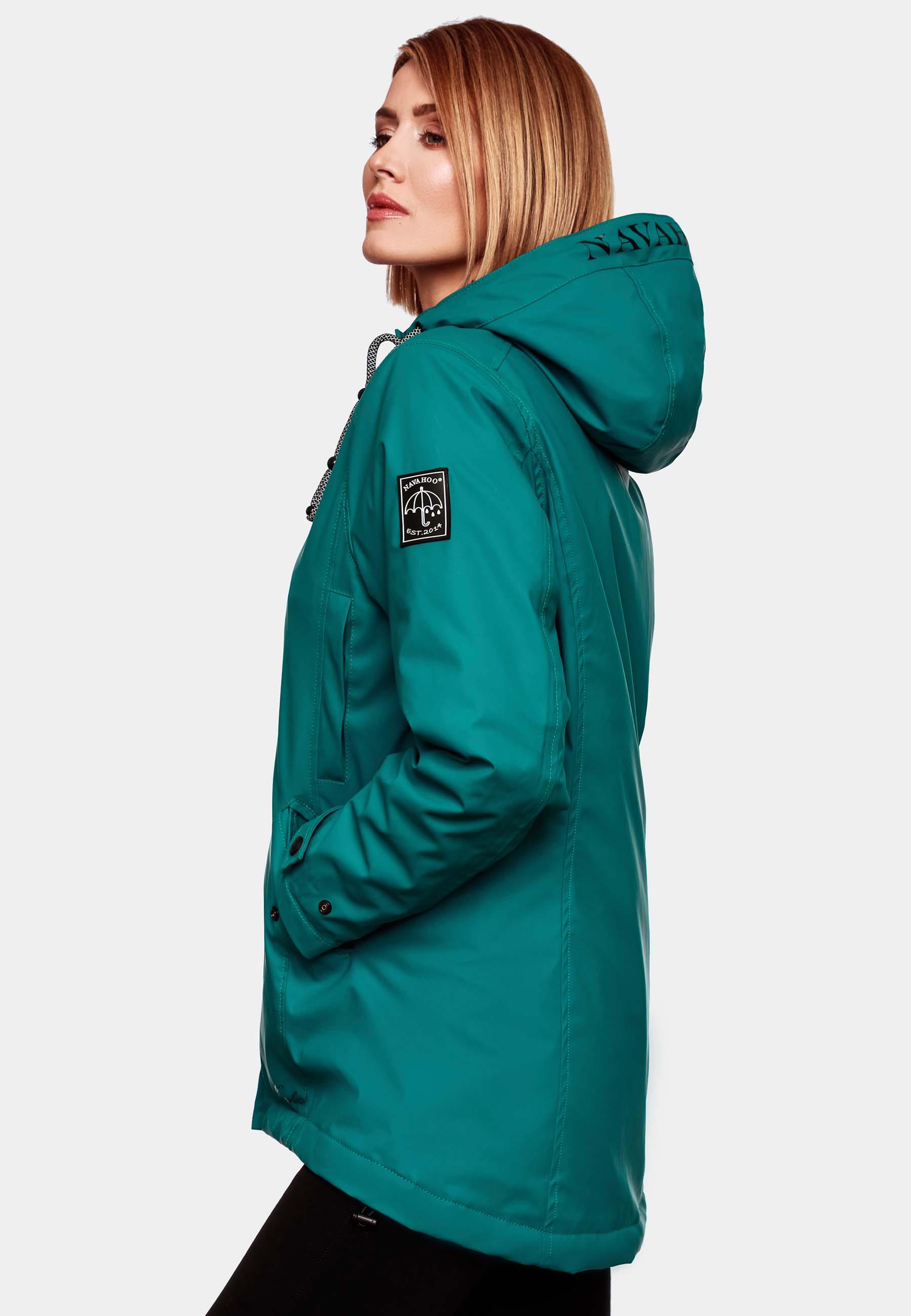 Regenjacke mit Kapuze "Lindraa" Dark Green