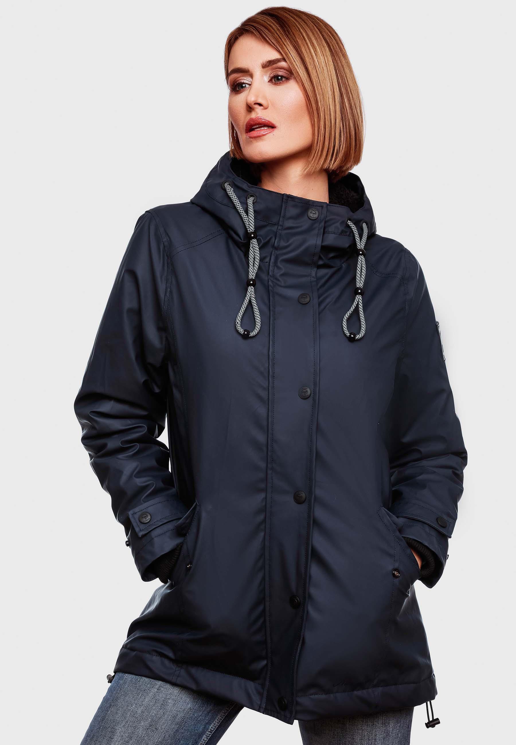 Regenjacke mit Kapuze "Lindraa" Navy