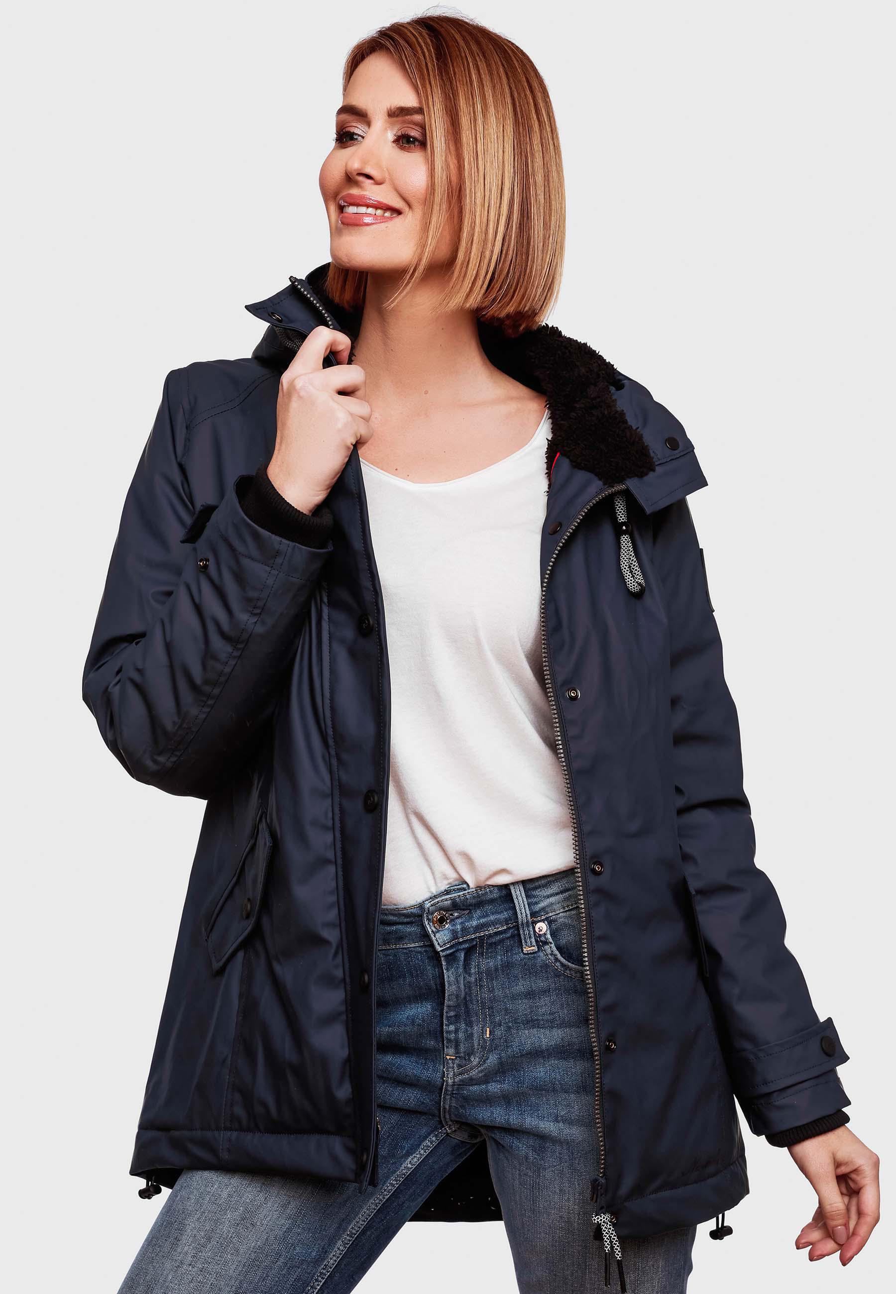 Regenjacke mit Kapuze "Lindraa" Navy