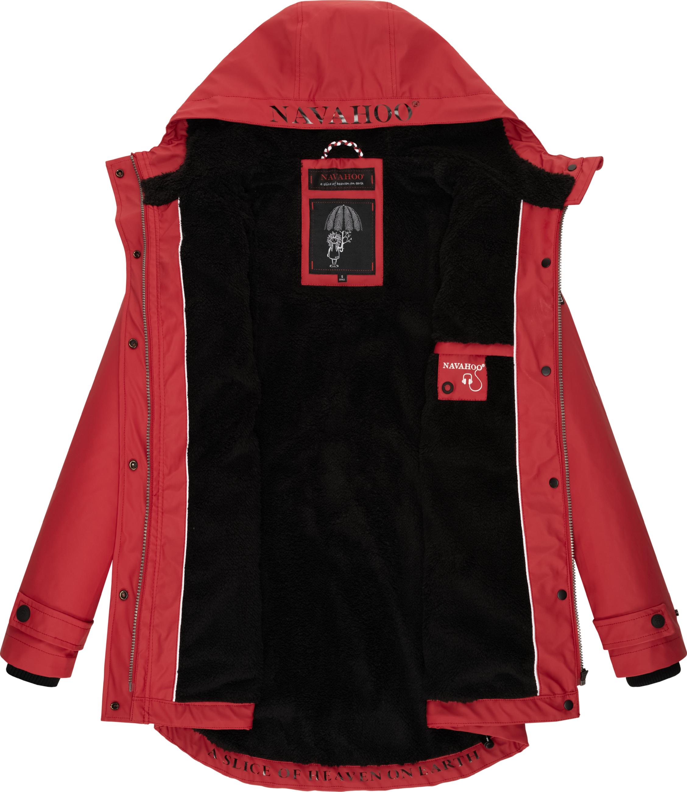 Regenjacke mit Kapuze "Lindraa" Red