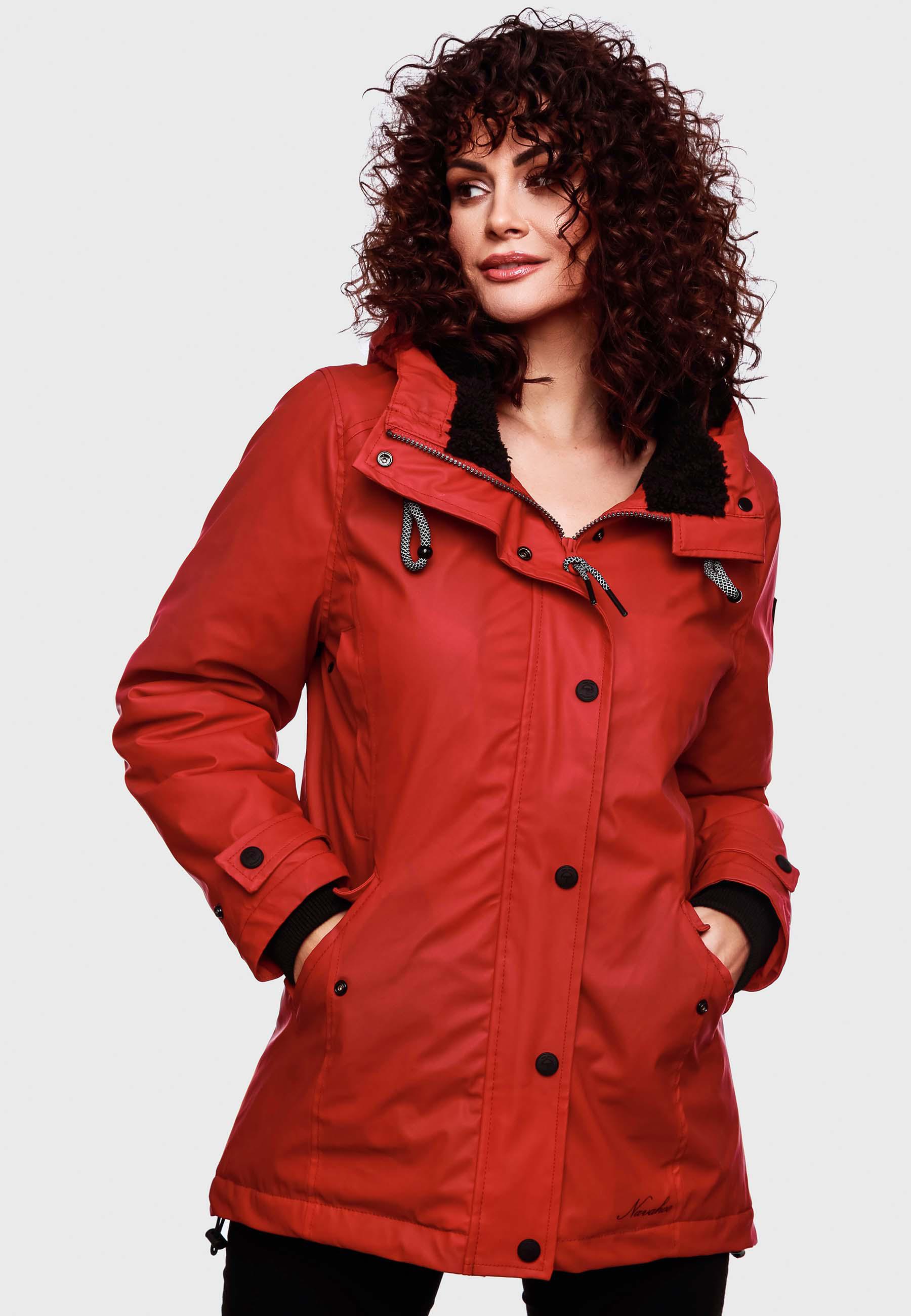 Regenjacke mit Kapuze "Lindraa" Red