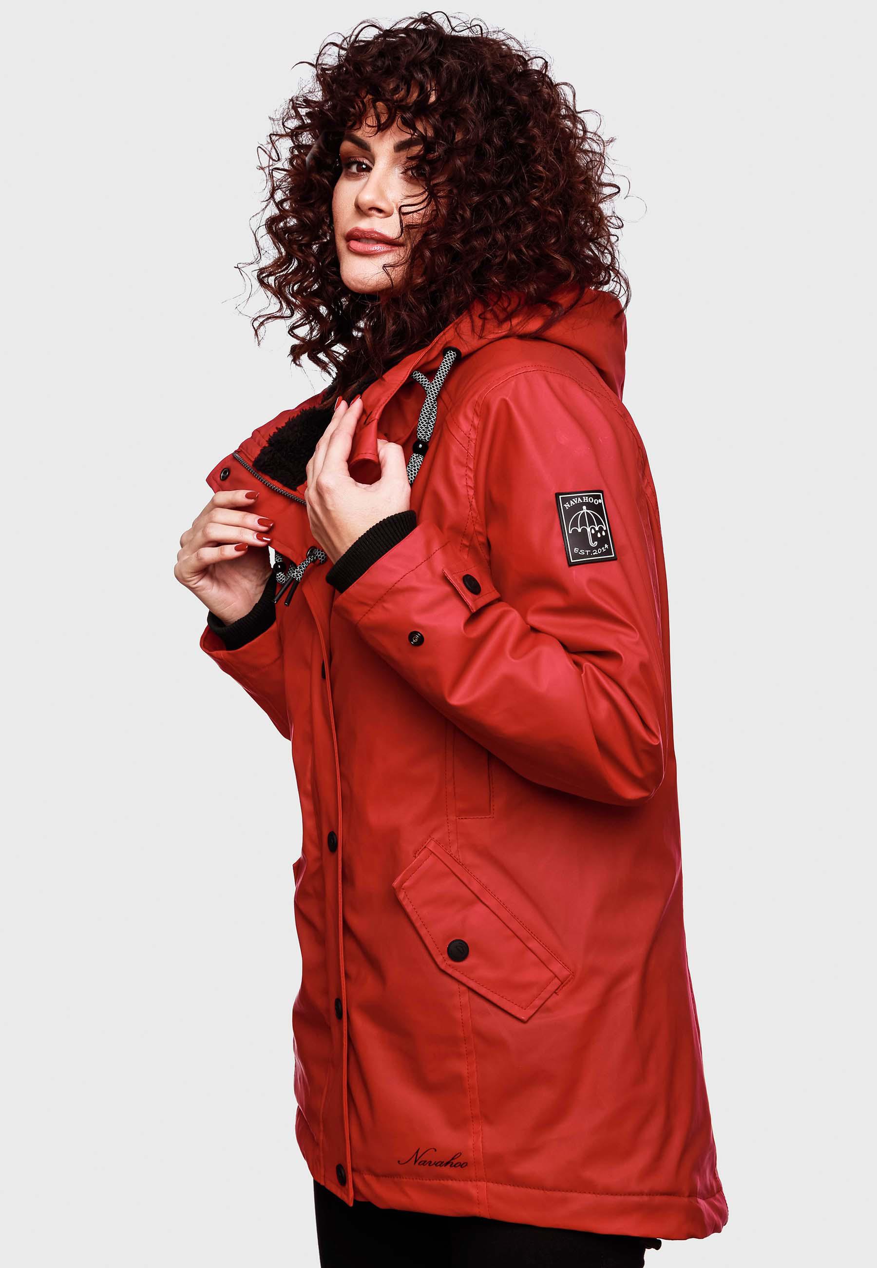 Regenjacke mit Kapuze "Lindraa" Red