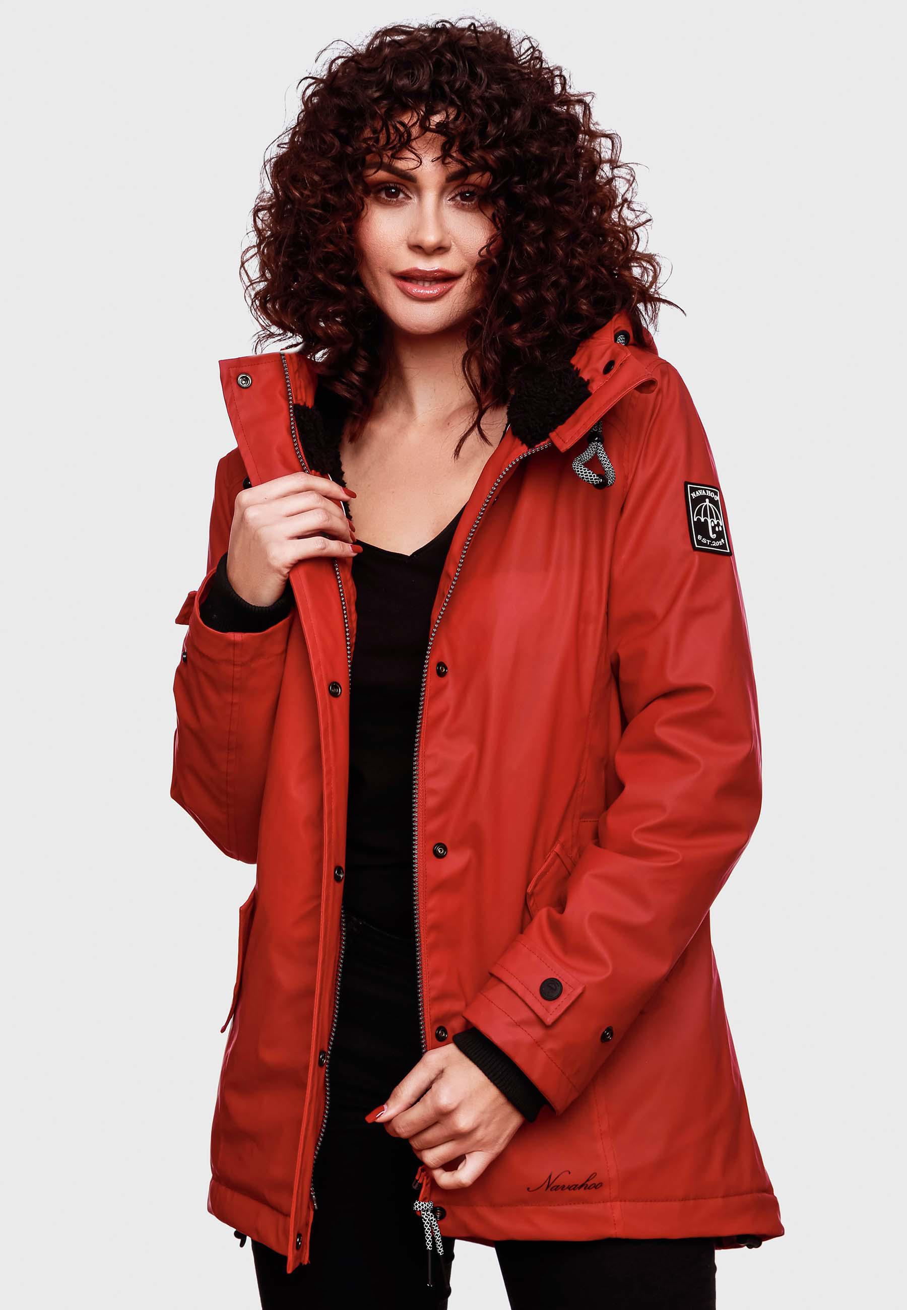 Regenjacke mit Kapuze "Lindraa" Red