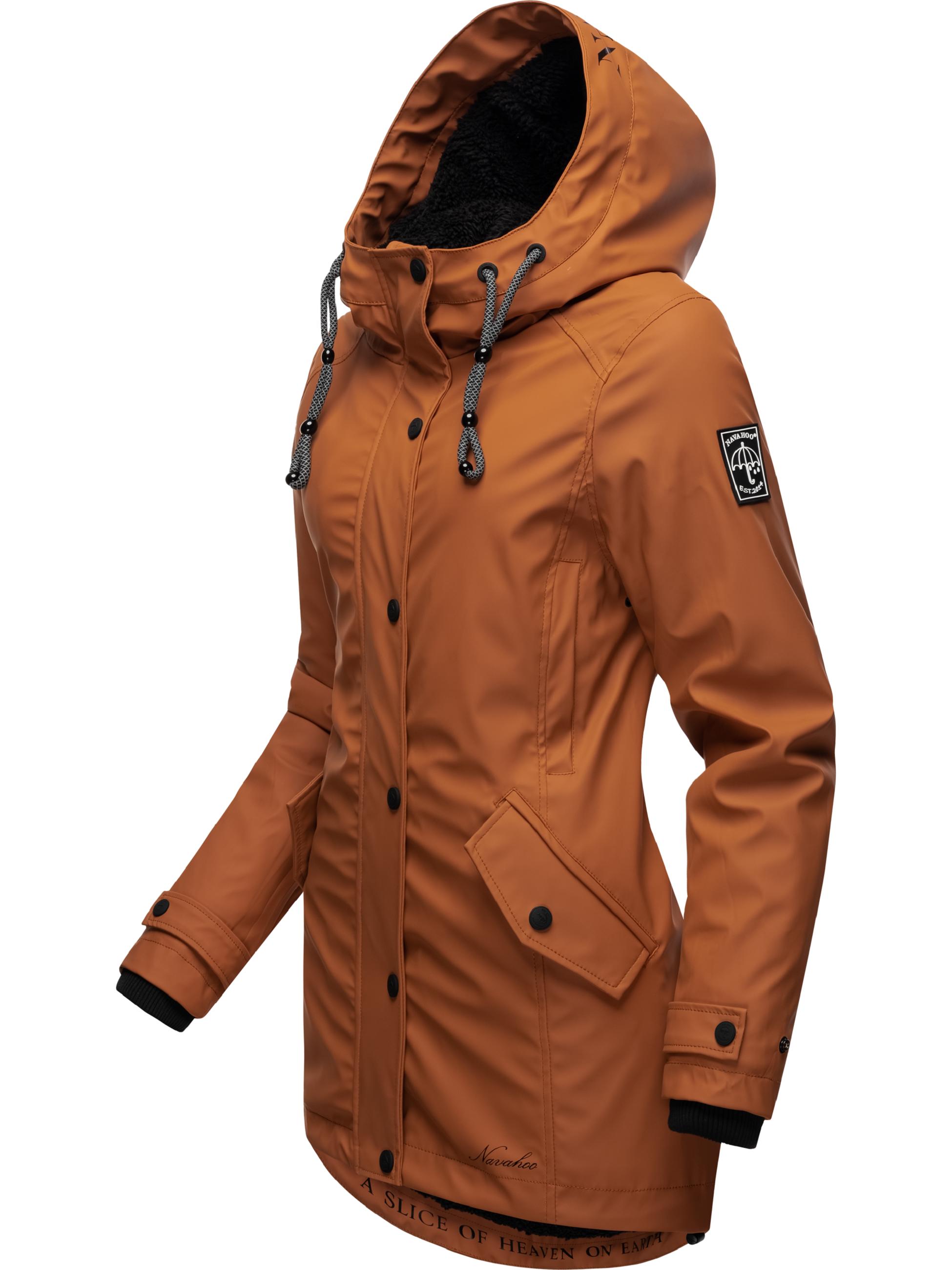 Regenjacke mit Kapuze "Lindraa" Rusty Cinnamon