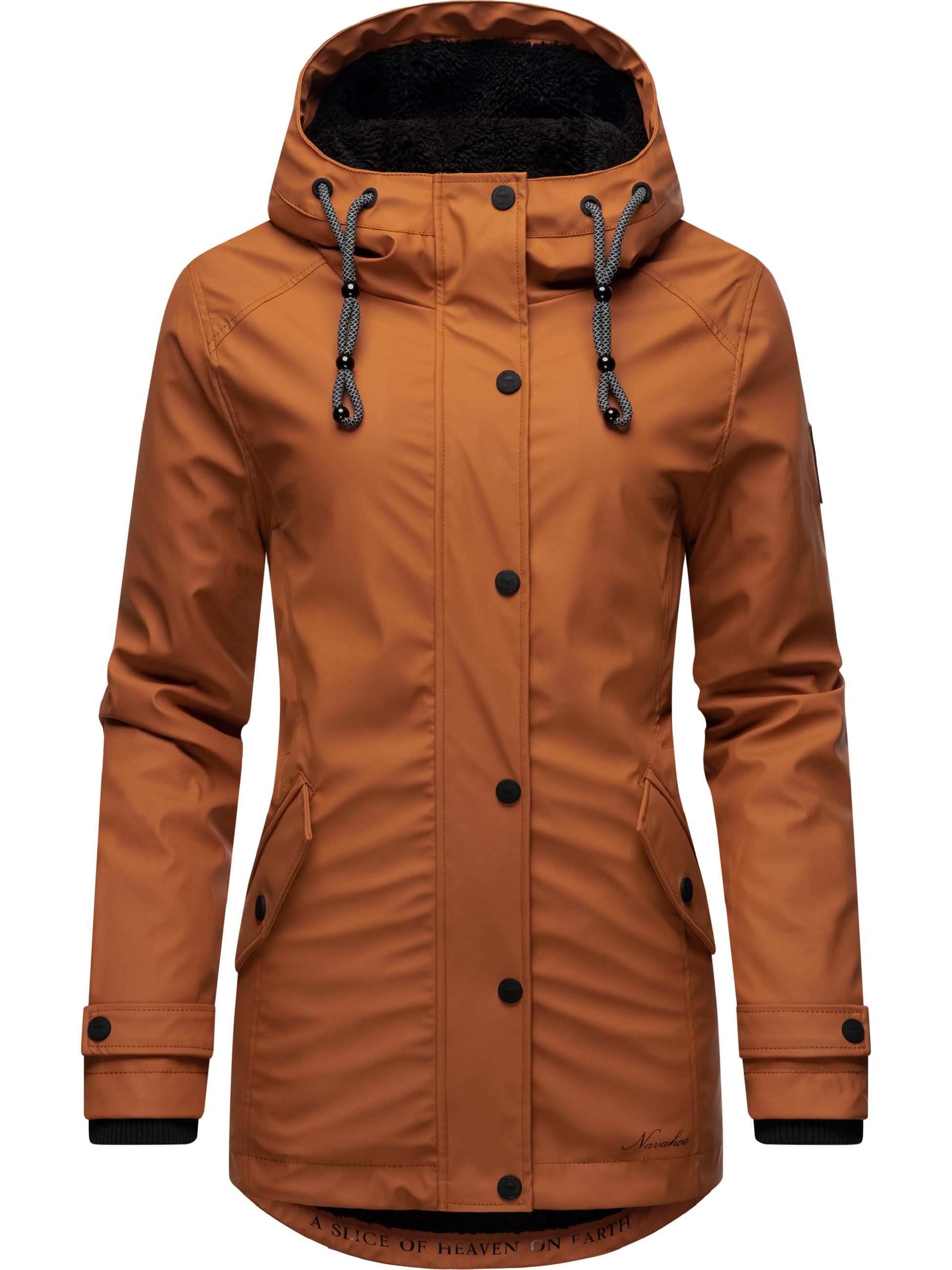 Regenjacke mit Kapuze "Lindraa" Rusty Cinnamon