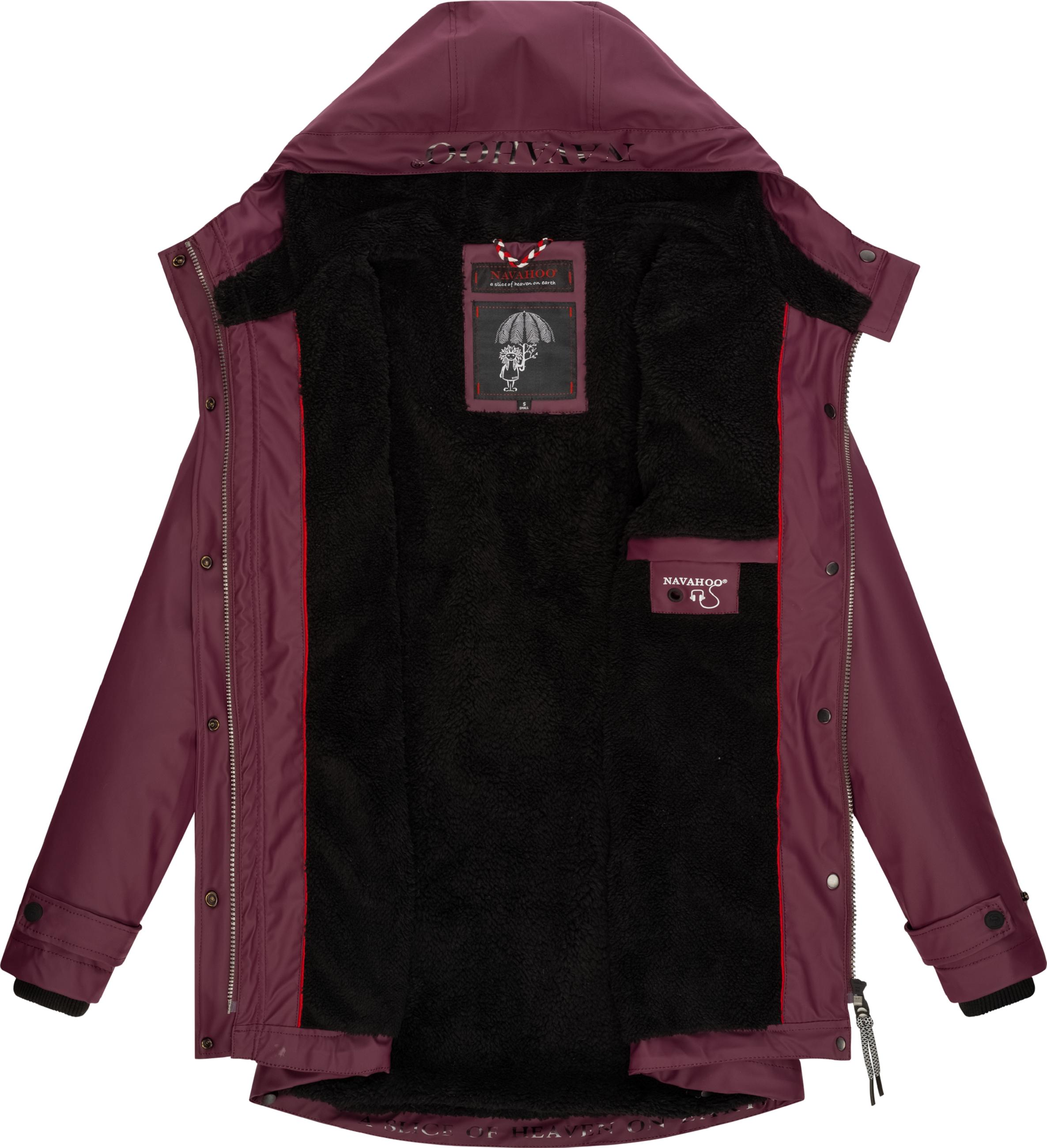 Regenjacke mit Kapuze "Lindraa" Wine