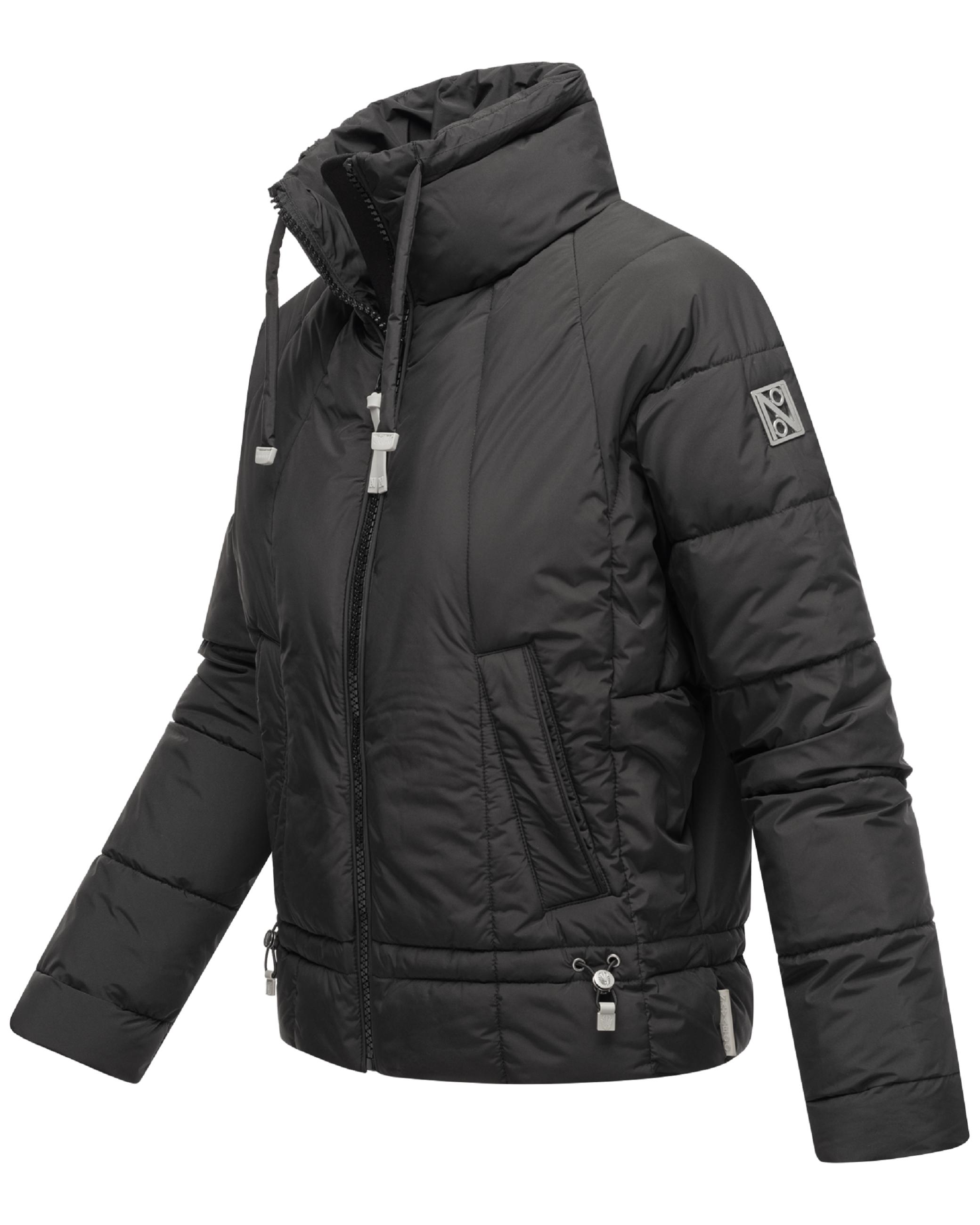 Steppjacke mit Fledermausärmeln "Luftzauber 14" Black