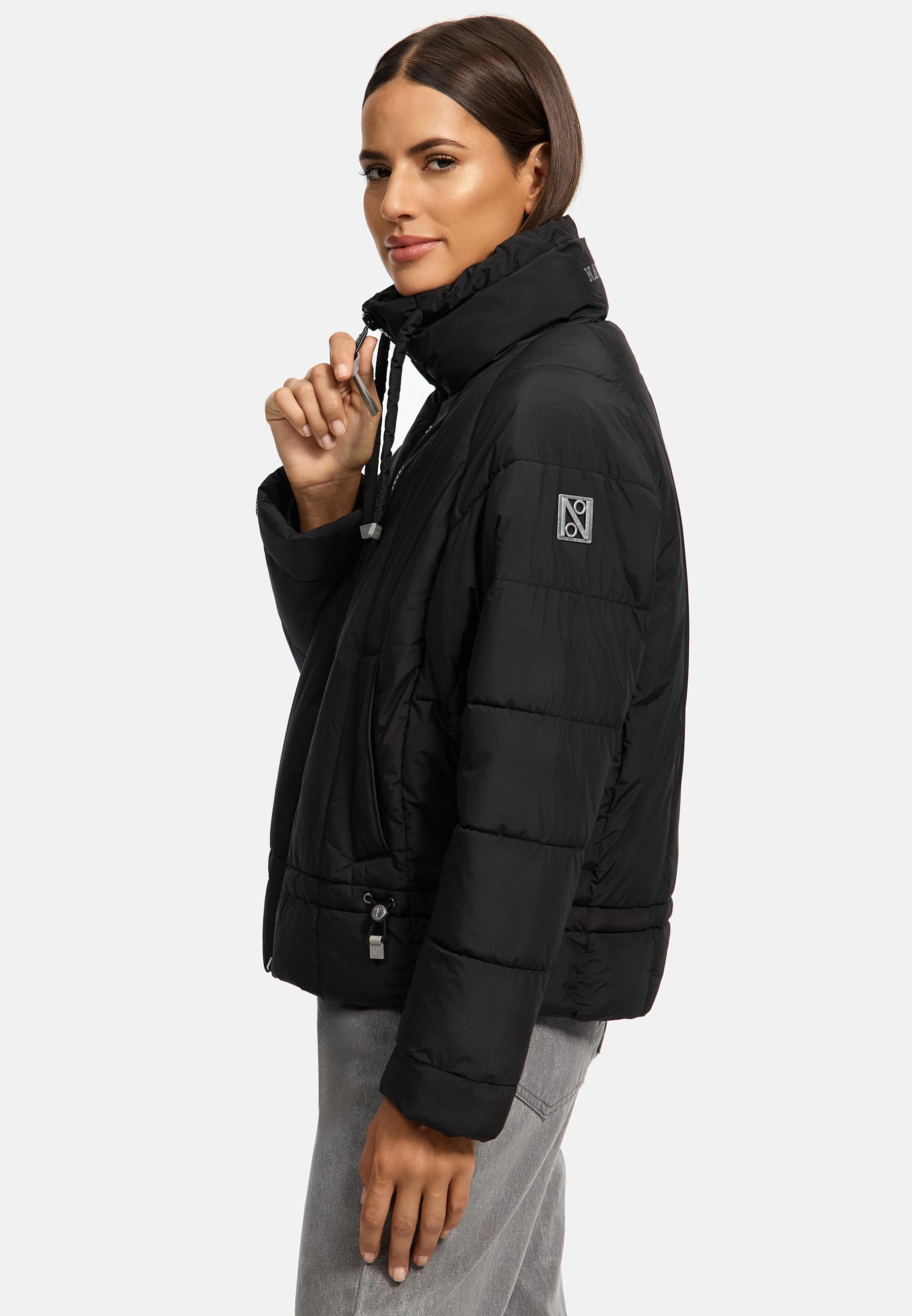 Steppjacke mit Fledermausärmeln "Luftzauber 14" Black