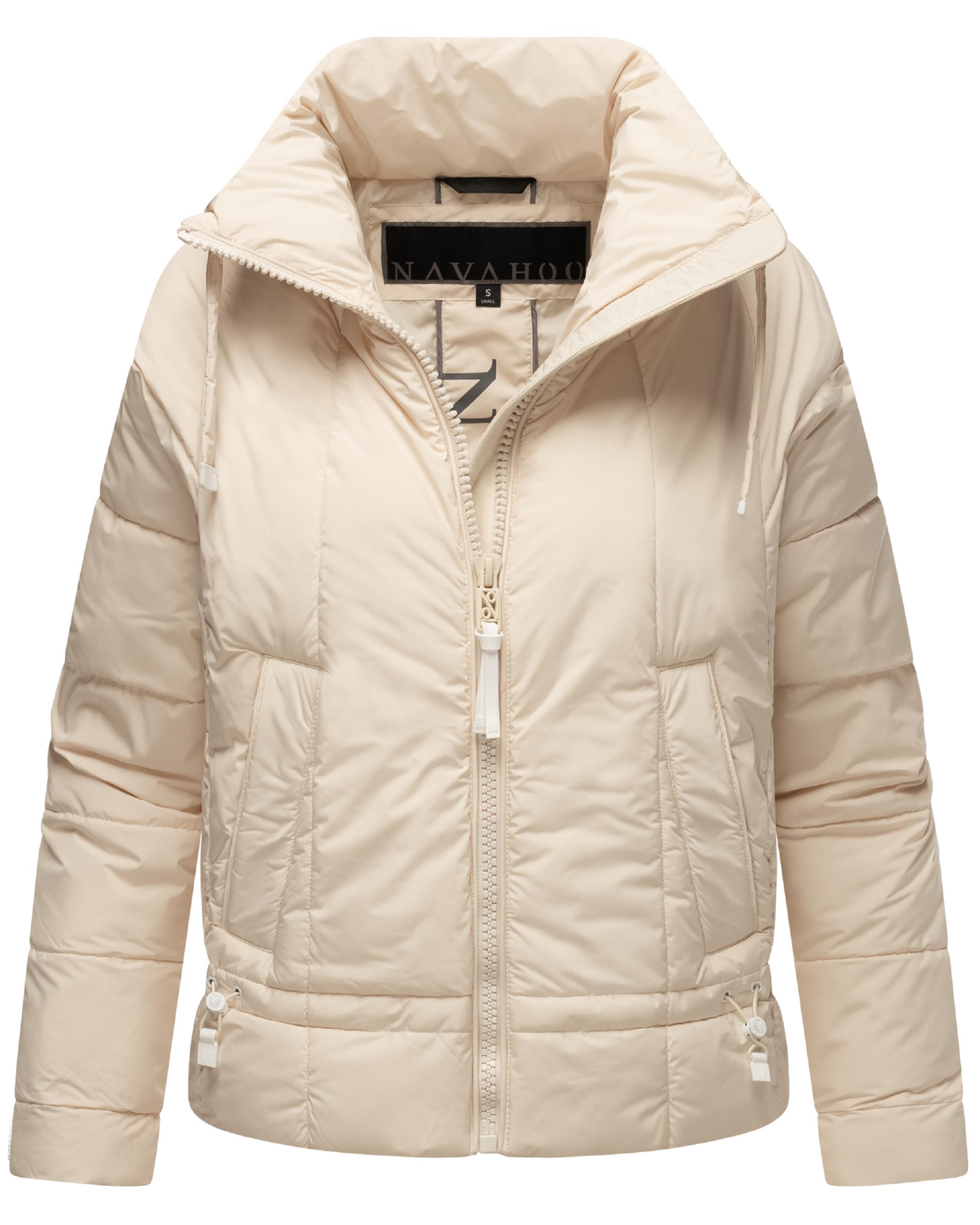 Steppjacke mit Fledermausärmeln "Luftzauber 14" Cream