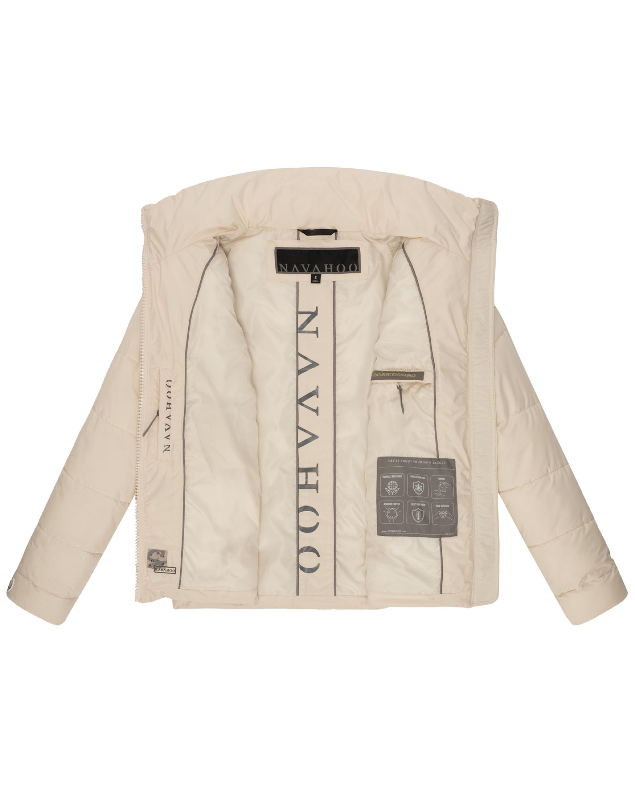 Steppjacke mit Fledermausärmeln "Luftzauber 14" Cream