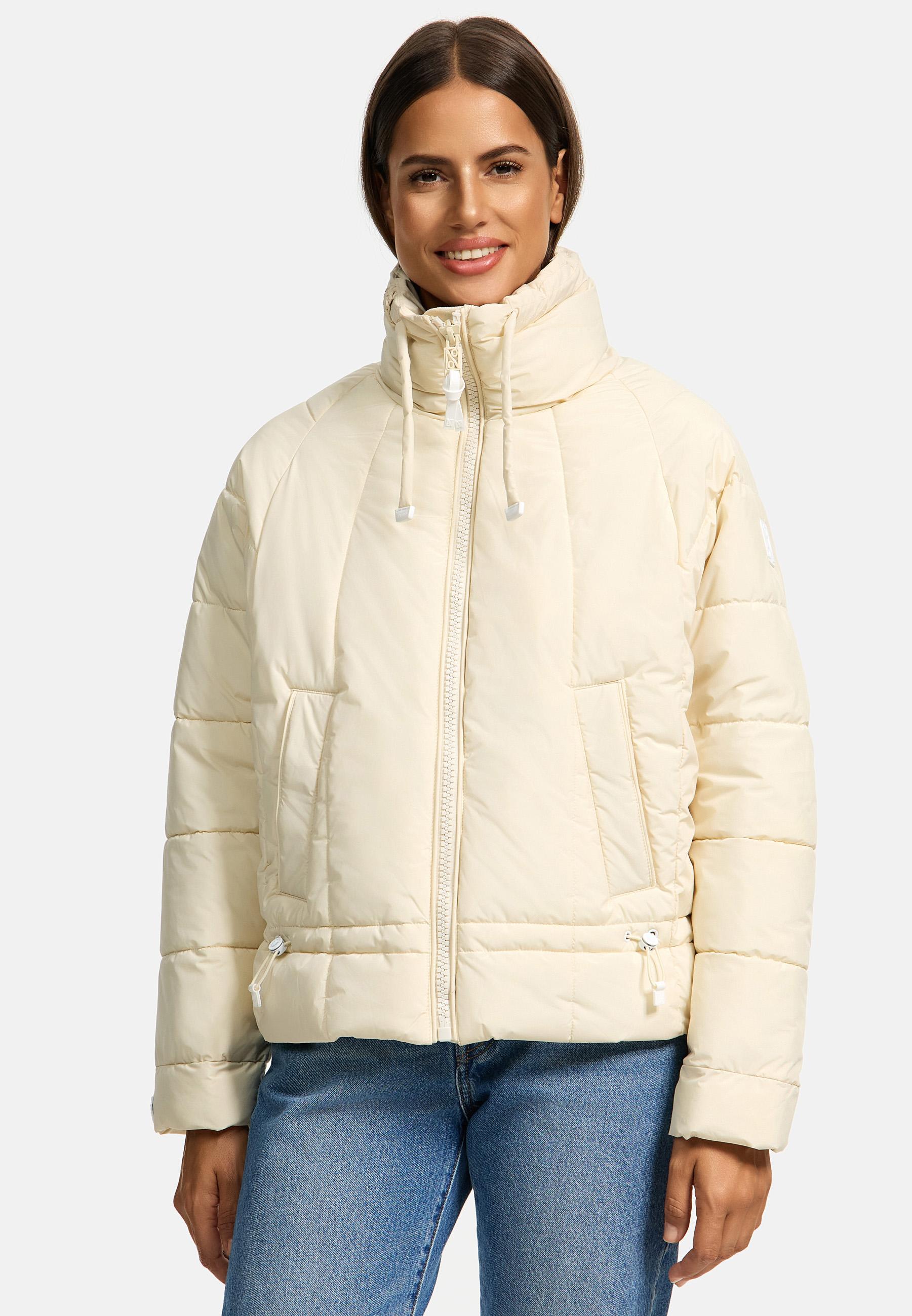 Steppjacke mit Fledermausärmeln "Luftzauber 14" Cream