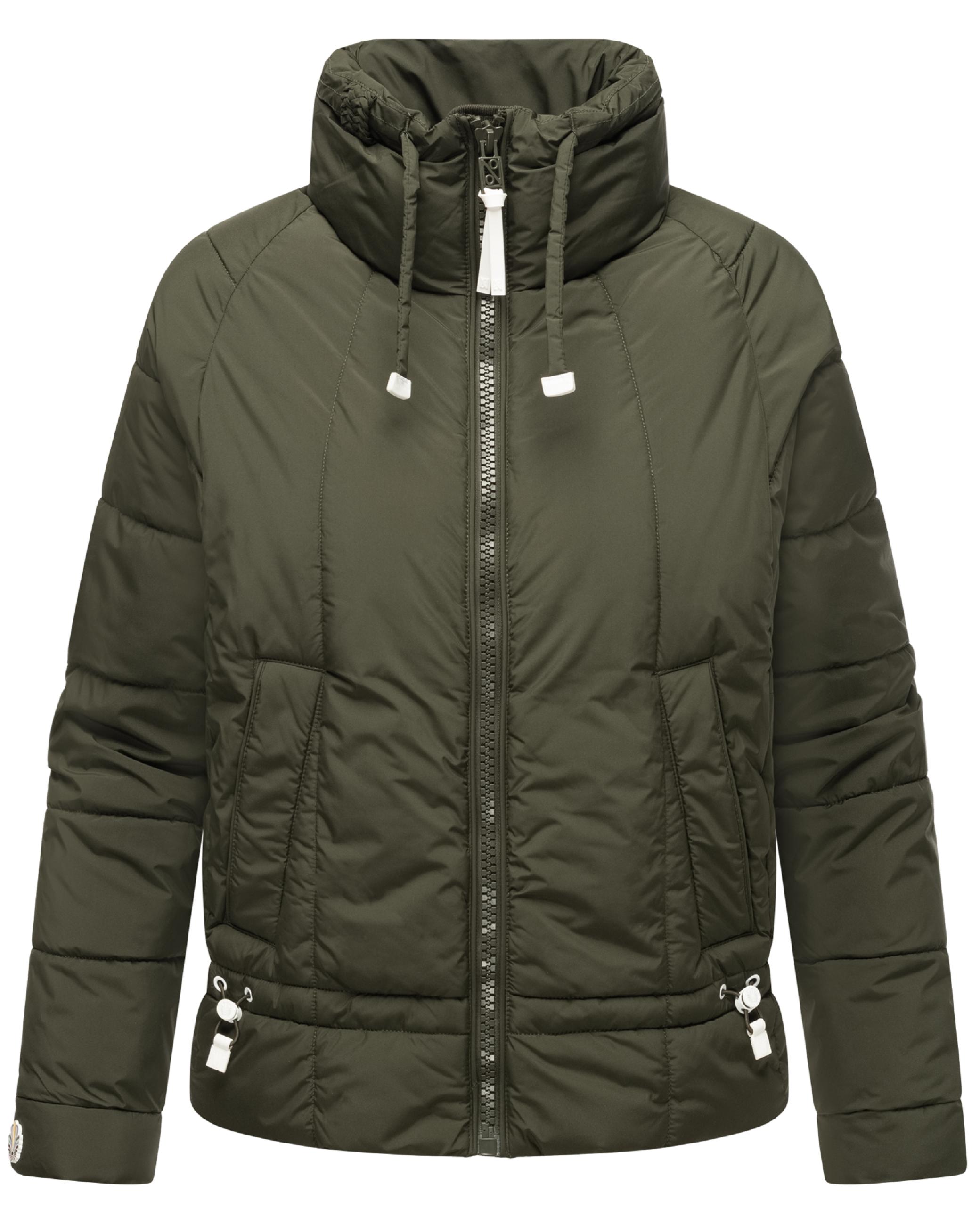 Steppjacke mit Fledermausärmeln "Luftzauber 14" Dark Olive