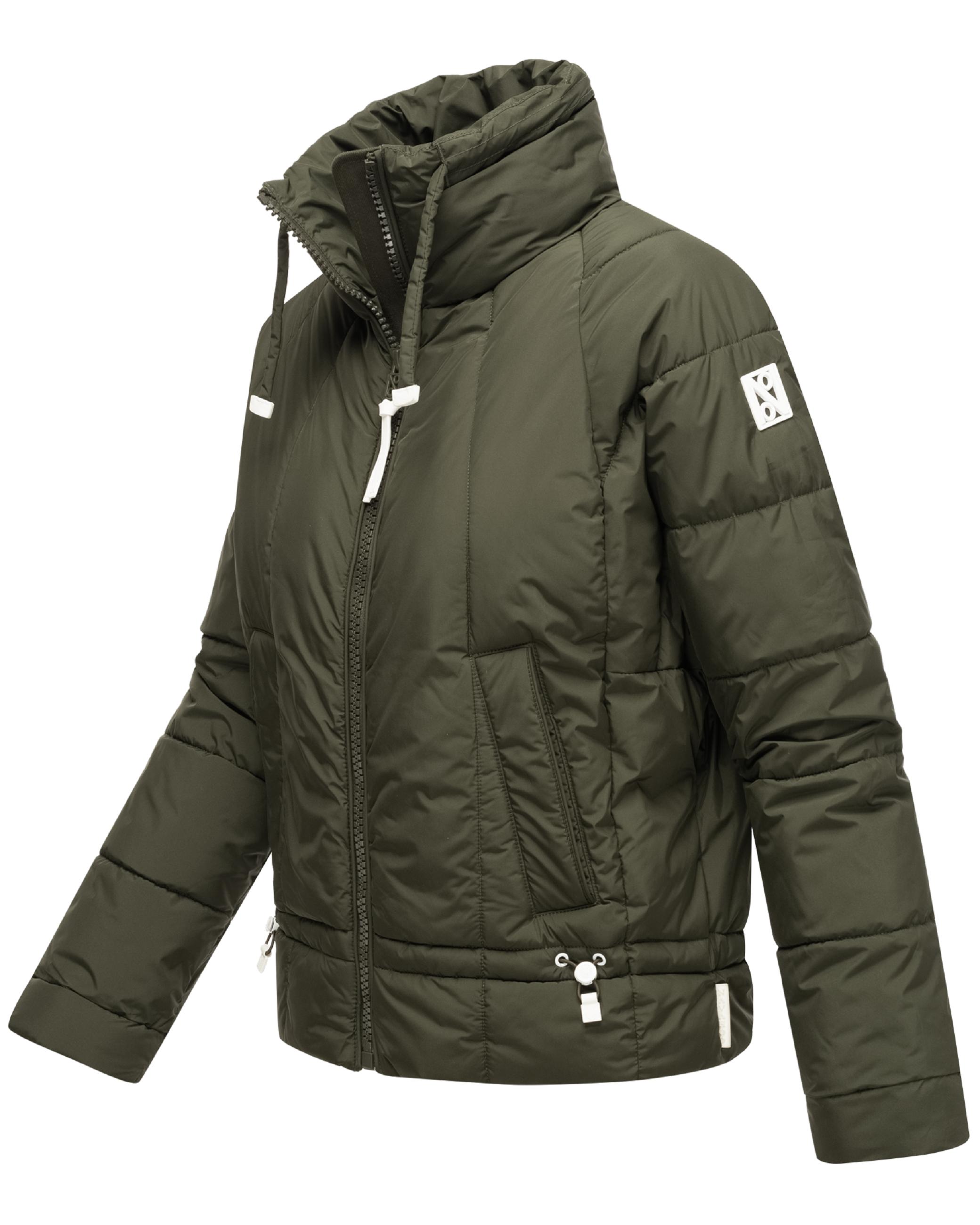 Steppjacke mit Fledermausärmeln "Luftzauber 14" Dark Olive