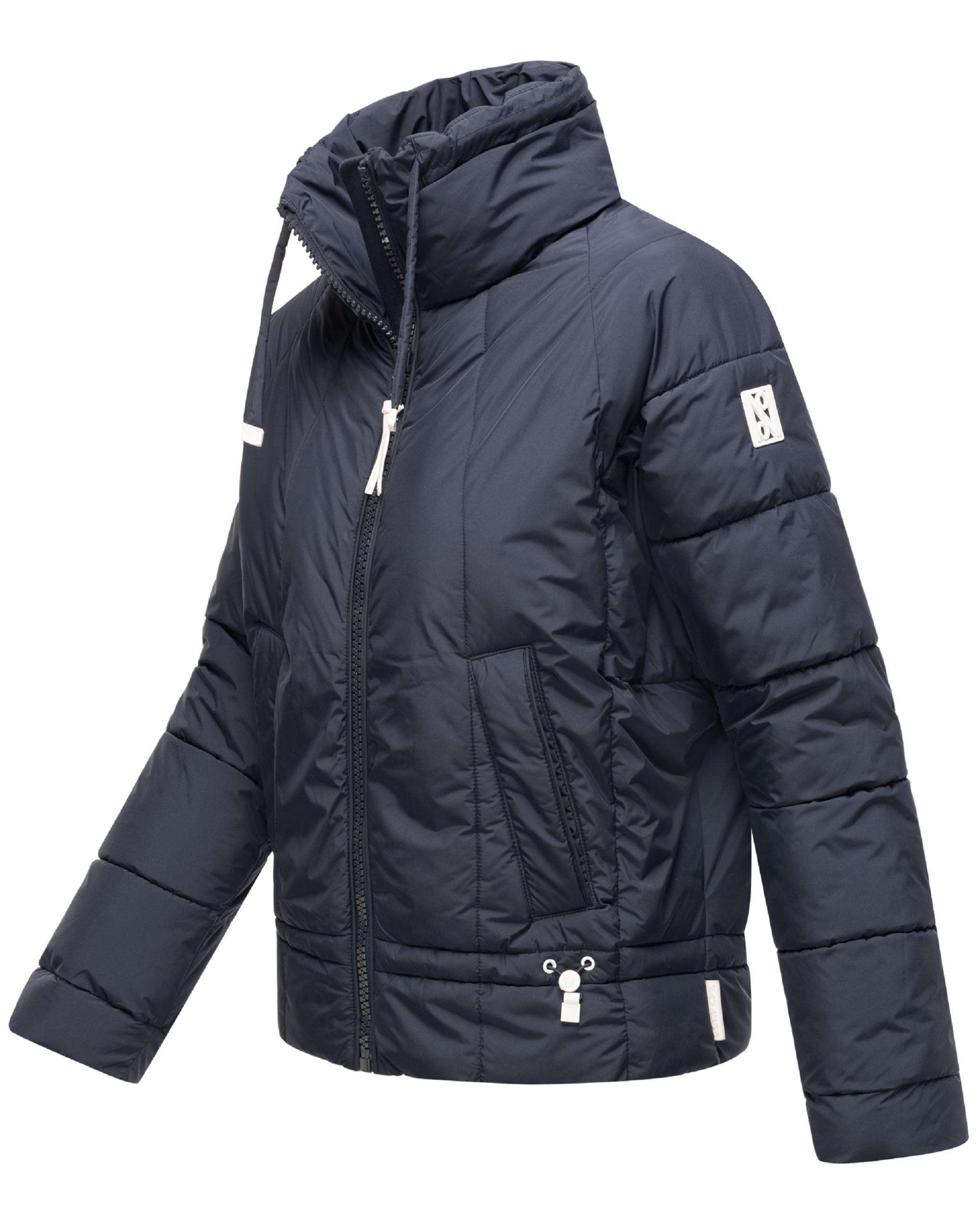 Steppjacke mit Fledermausärmeln "Luftzauber 14" Navy