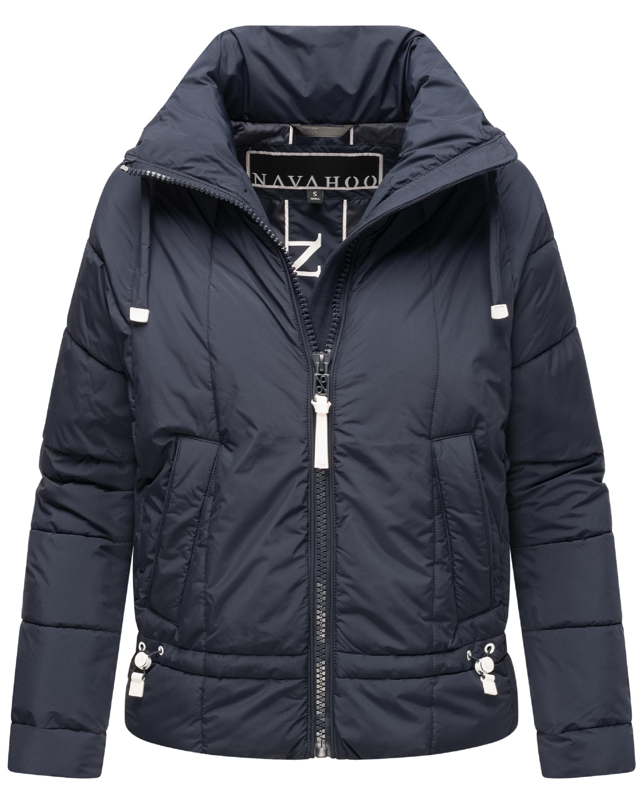 Steppjacke mit Fledermausärmeln "Luftzauber 14" Navy