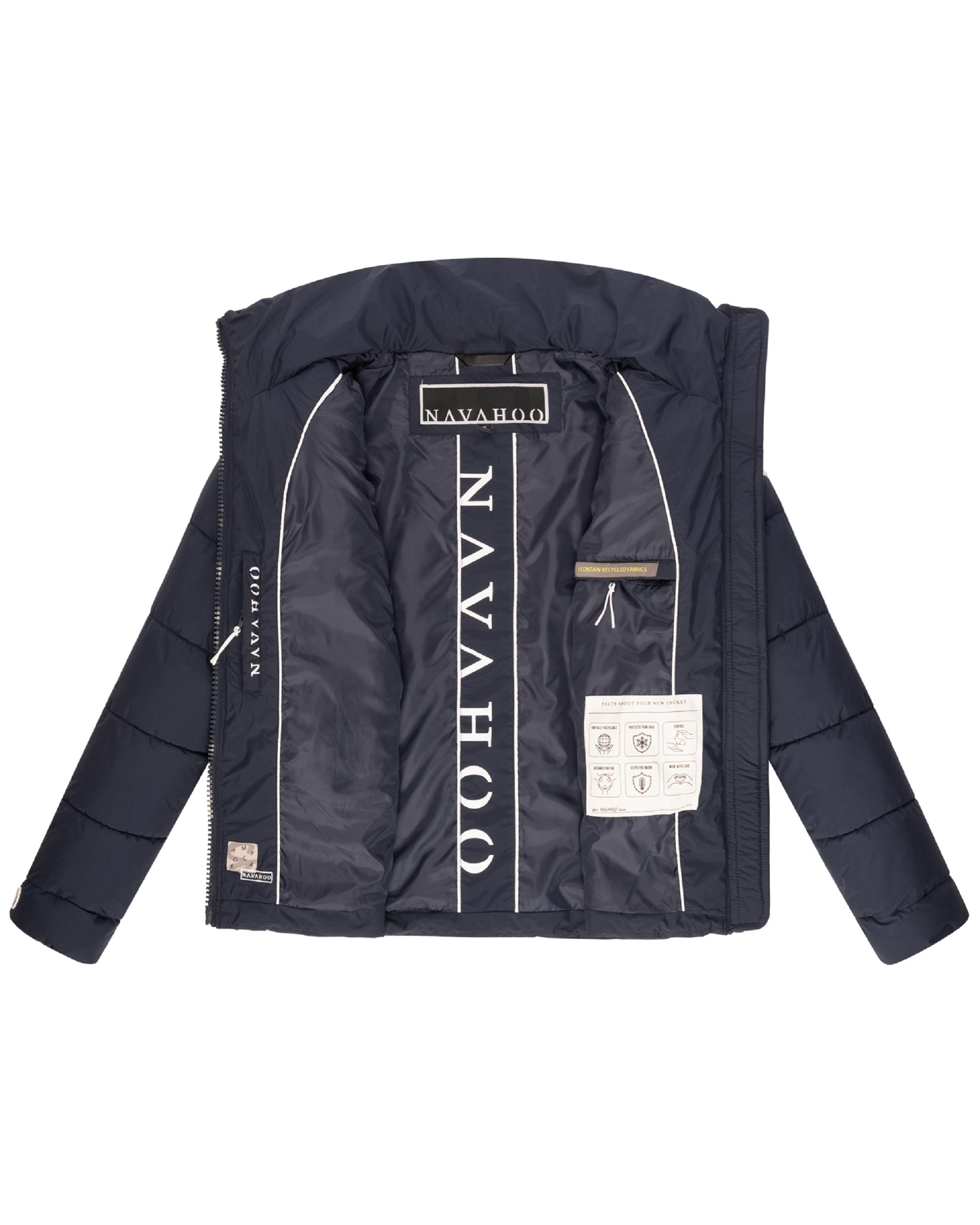 Steppjacke mit Fledermausärmeln "Luftzauber 14" Navy