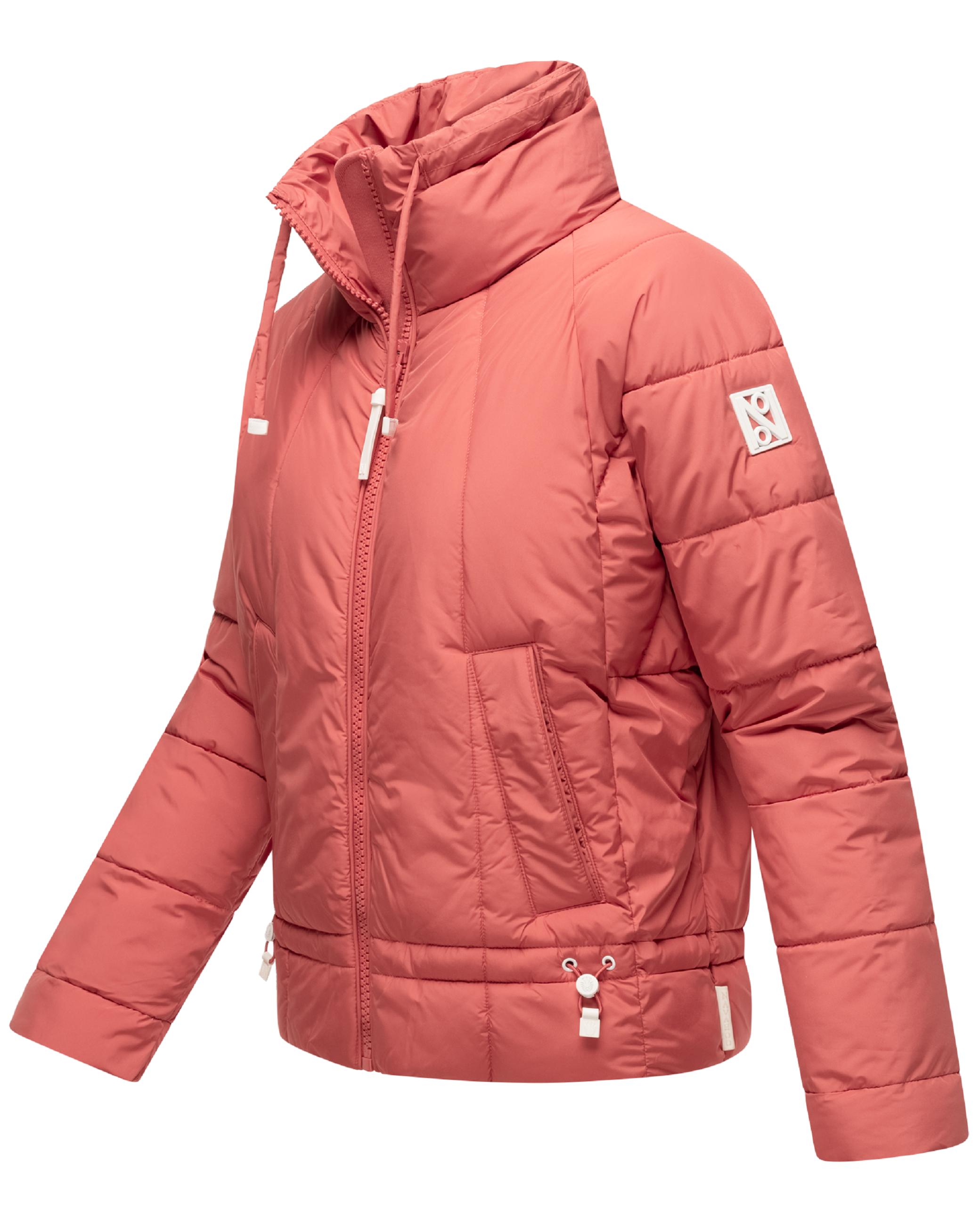 Steppjacke mit Fledermausärmeln "Luftzauber 14" Rouge