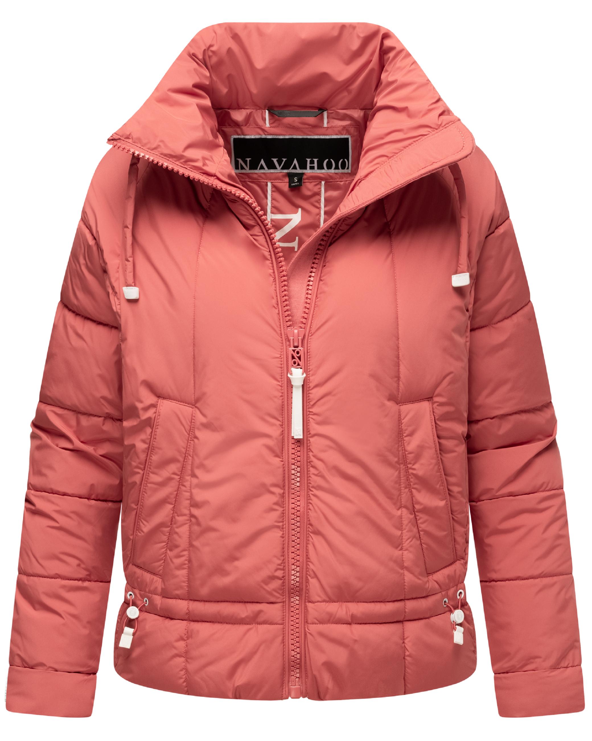 Steppjacke mit Fledermausärmeln "Luftzauber 14" Rouge