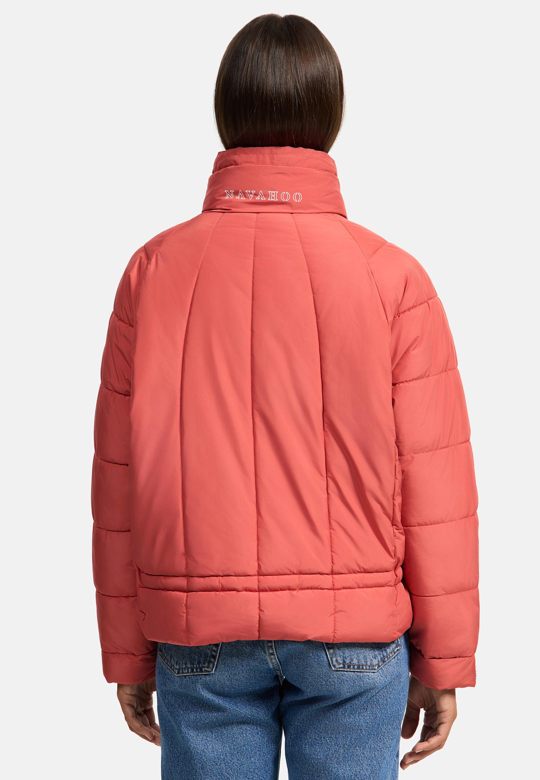 Steppjacke mit Fledermausärmeln "Luftzauber 14" Rouge