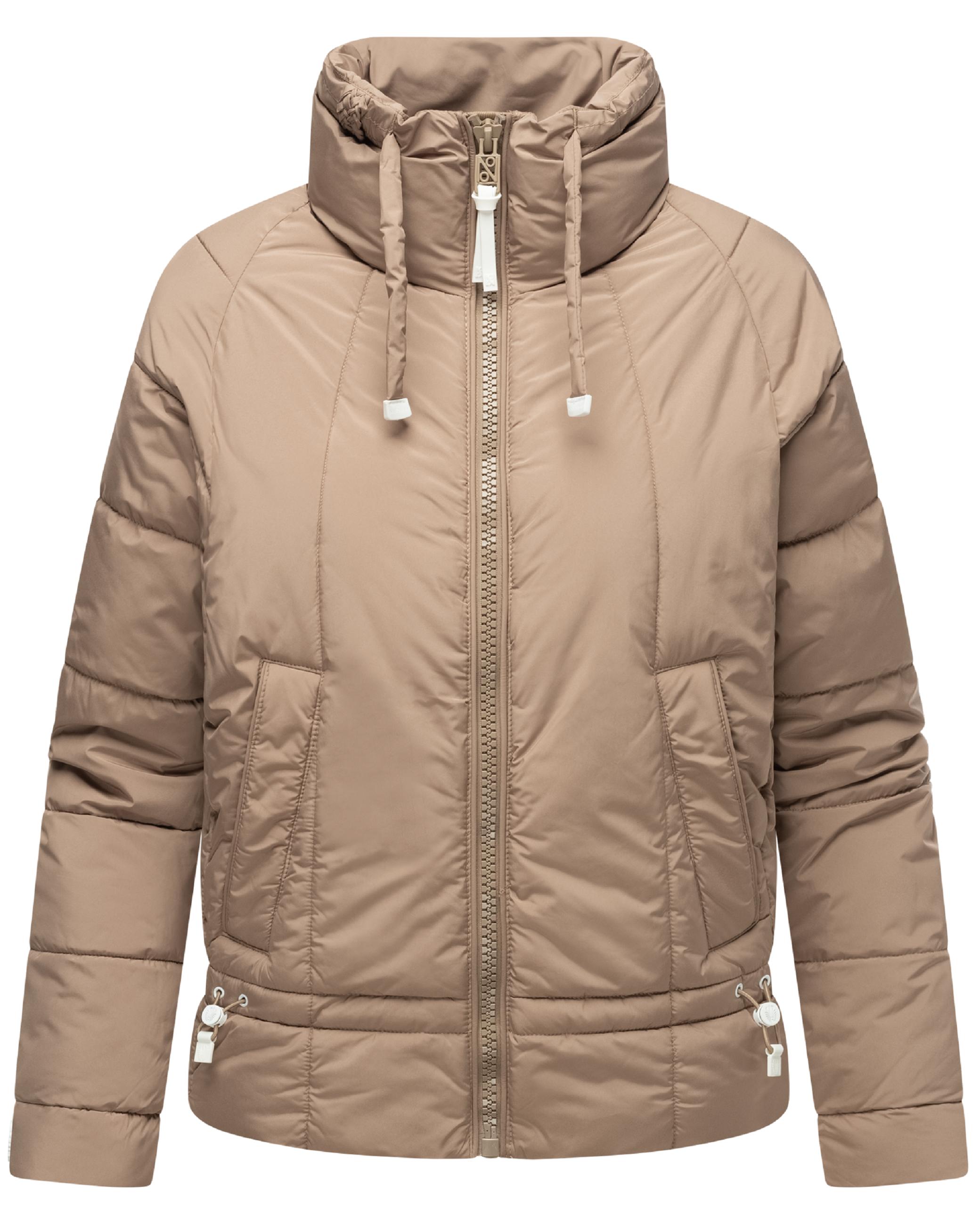 Steppjacke mit Fledermausärmeln "Luftzauber 14" Taupe Grey