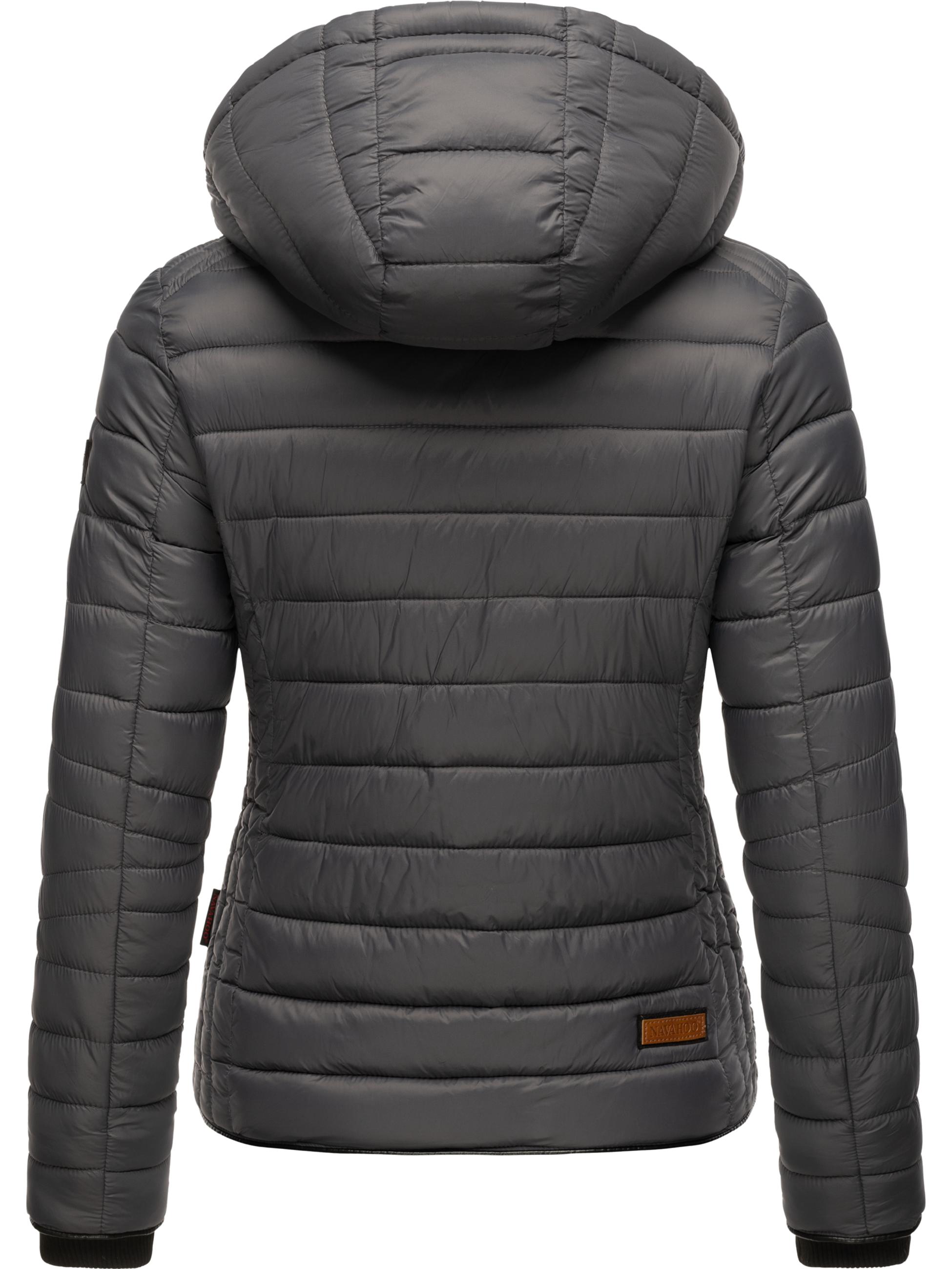 Leichte Steppjacke mit Kapuze "Lulana" Anthracite