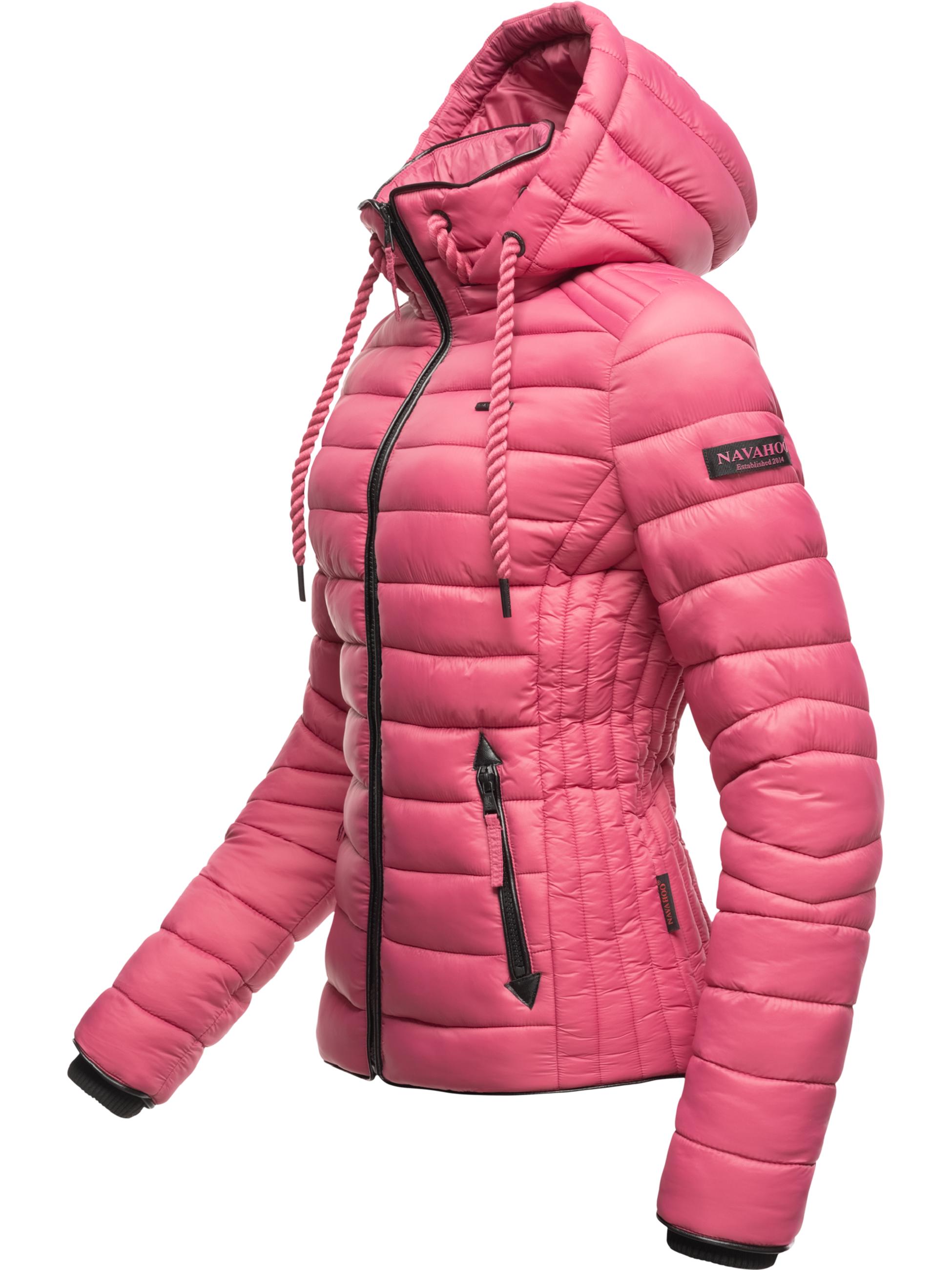 Leichte Steppjacke mit Kapuze "Lulana" Berry