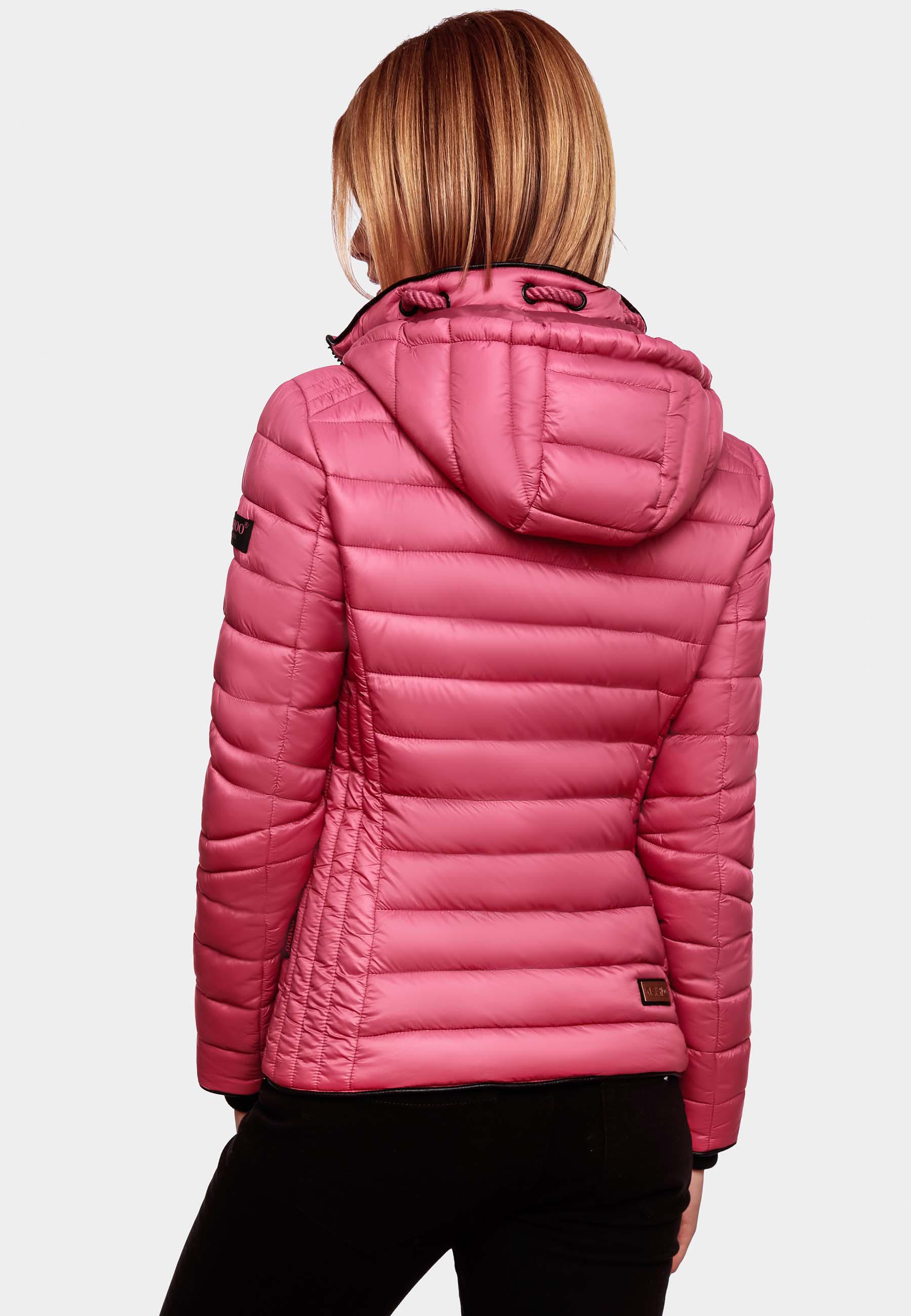 Leichte Steppjacke mit Kapuze "Lulana" Berry