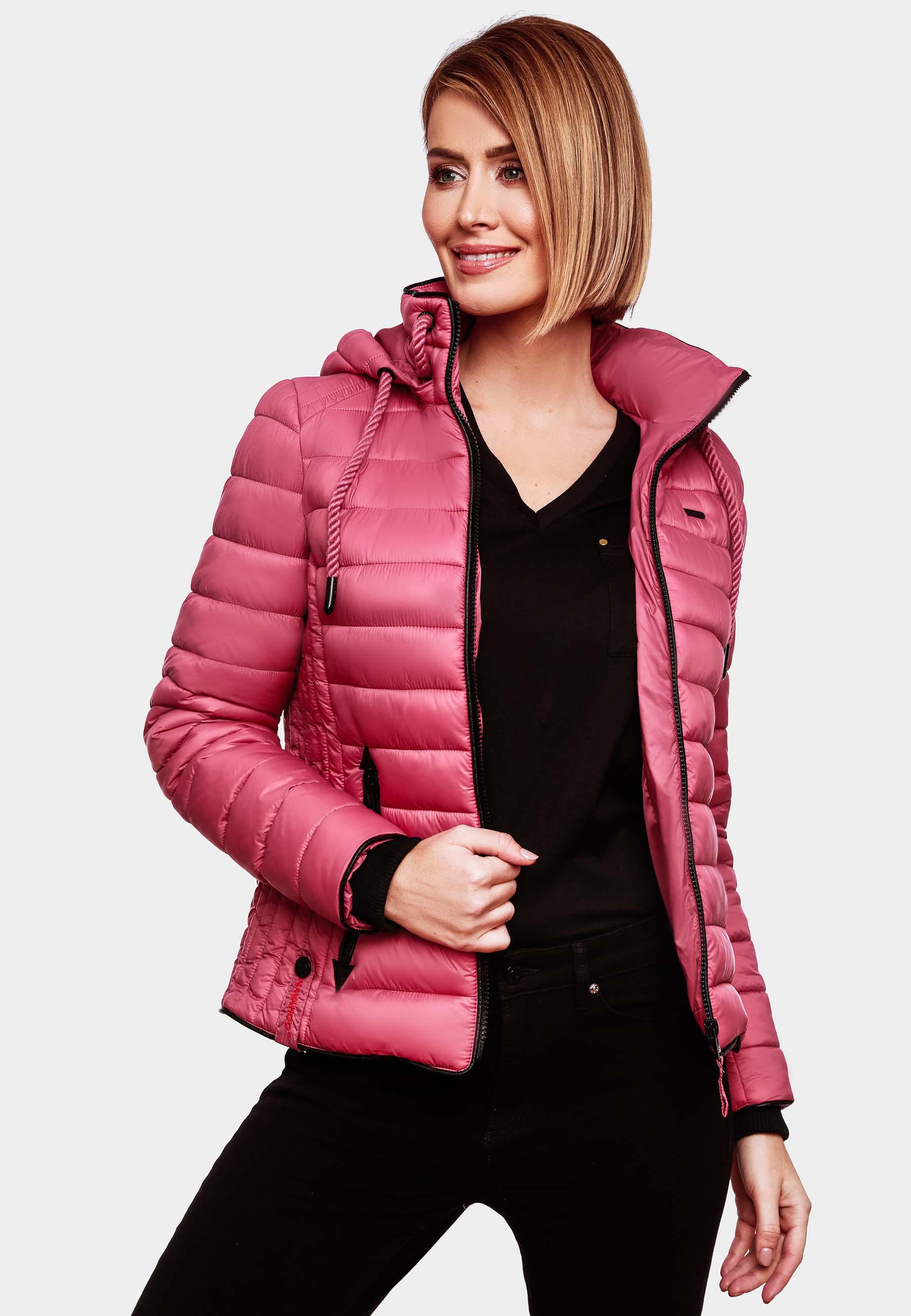 Leichte Steppjacke mit Kapuze "Lulana" Berry