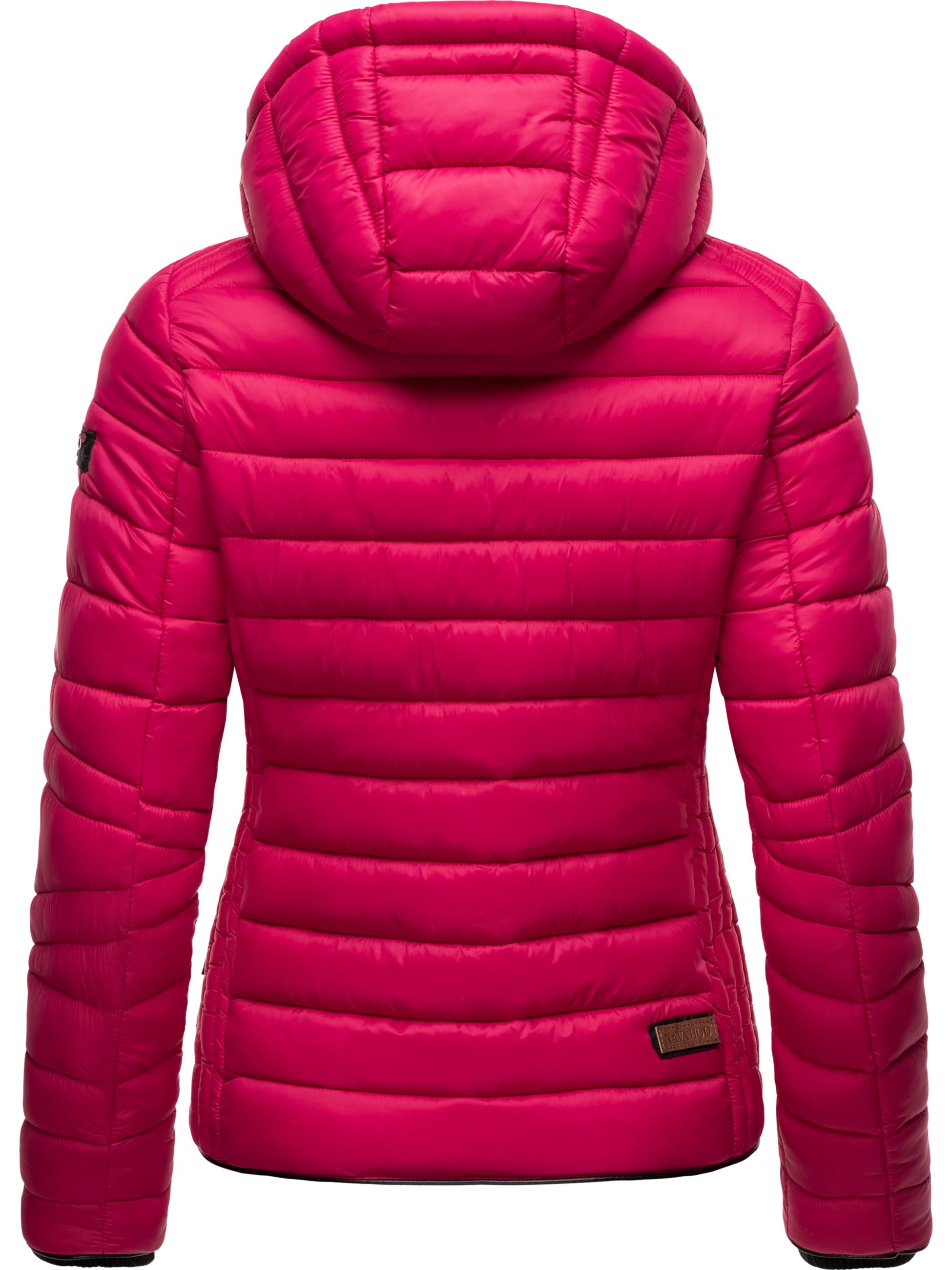 Leichte Steppjacke mit Kapuze "Lulana" Fuchsia