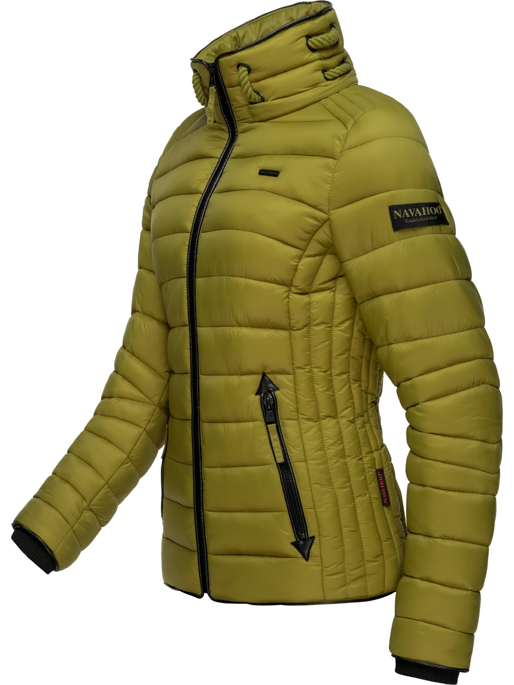 Leichte Steppjacke mit Kapuze "Lulana" Moss Green