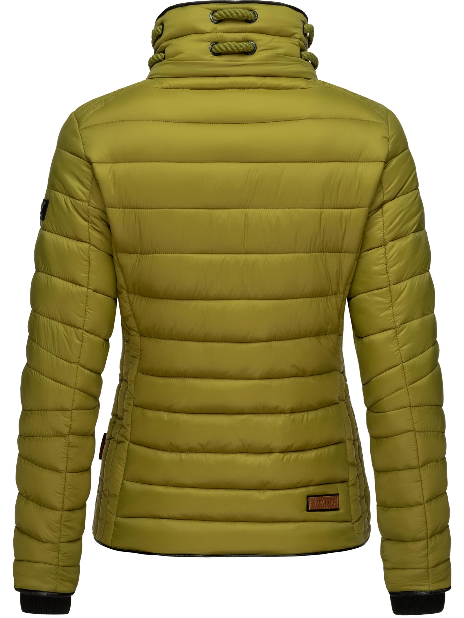 Leichte Steppjacke mit Kapuze "Lulana" Moss Green