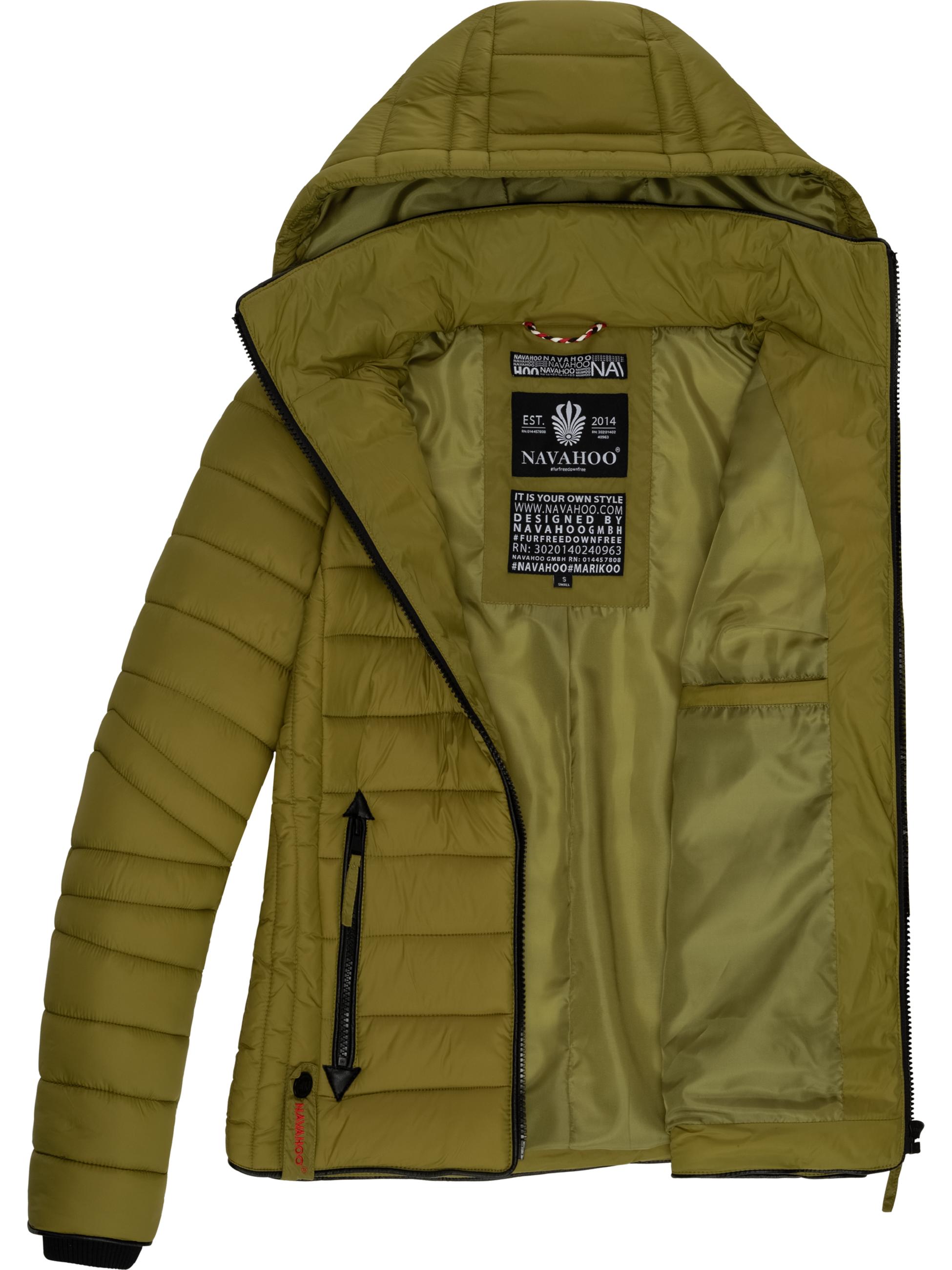 Leichte Steppjacke mit Kapuze "Lulana" Moss Green