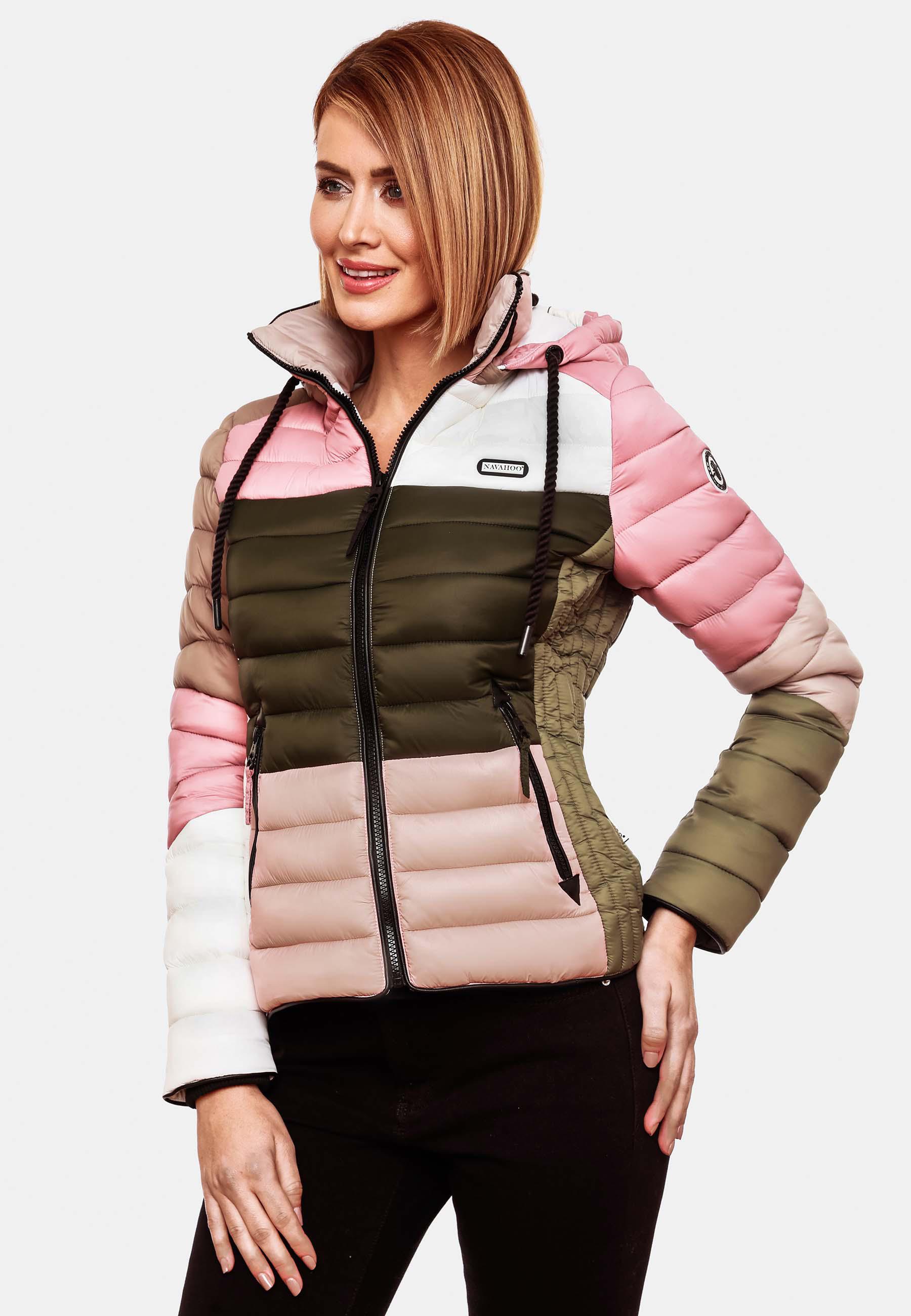 Leichte Steppjacke mit Kapuze "Lulana Multikulti" Multicolor Naturals