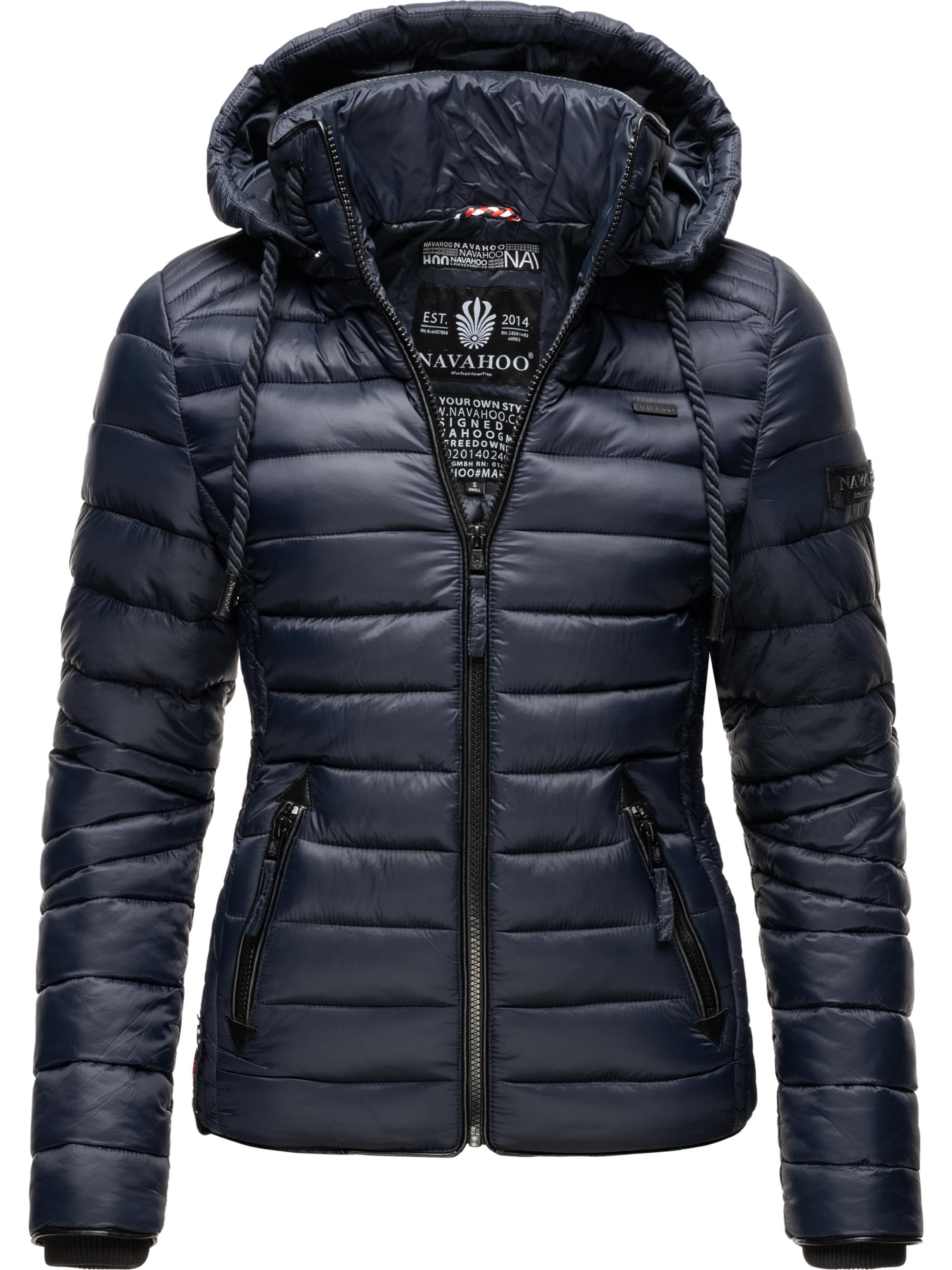 Leichte Steppjacke mit Kapuze "Lulana" Navy